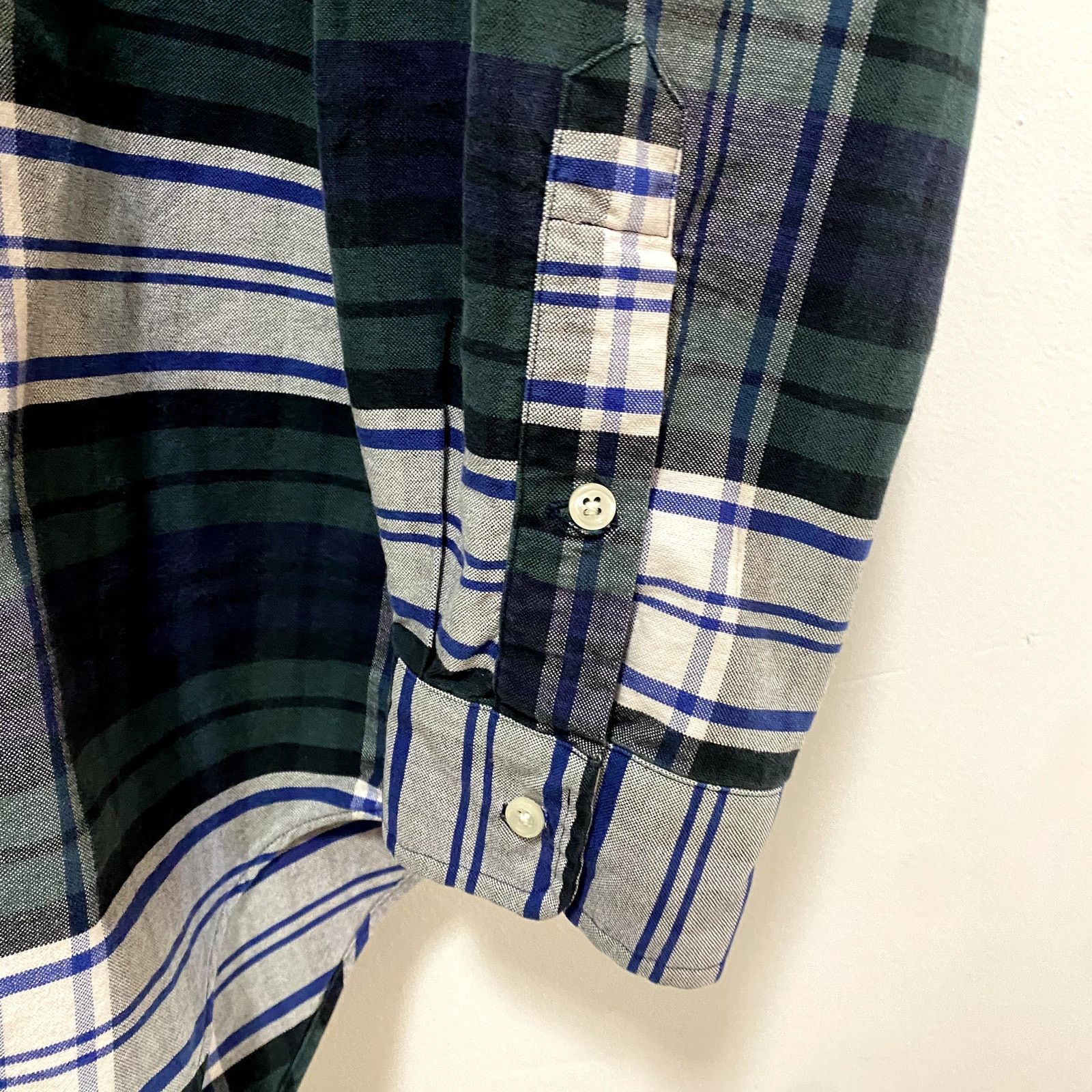 Polo Ralph Lauren Vintage Polo Ralph Lauren Big Shirt Plaid Button Up Size US XL / EU 56 / 4 - 7 Thumbnail