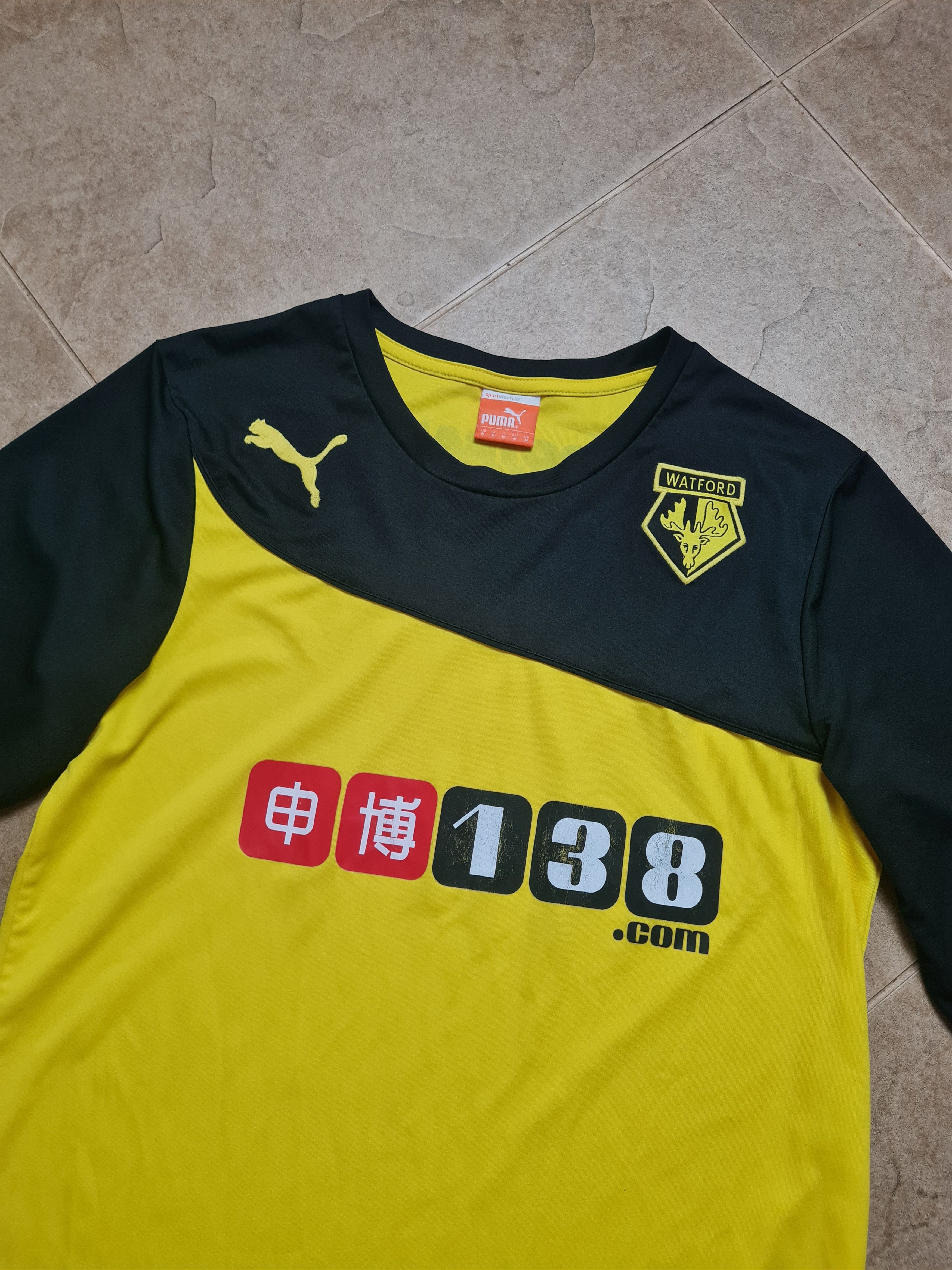 Puma Jersey Puma WATFORD ENGLAND 2013/2014 HOME FOOTBALL SHIRT Size US M / EU 48-50 / 2 - 3 Thumbnail