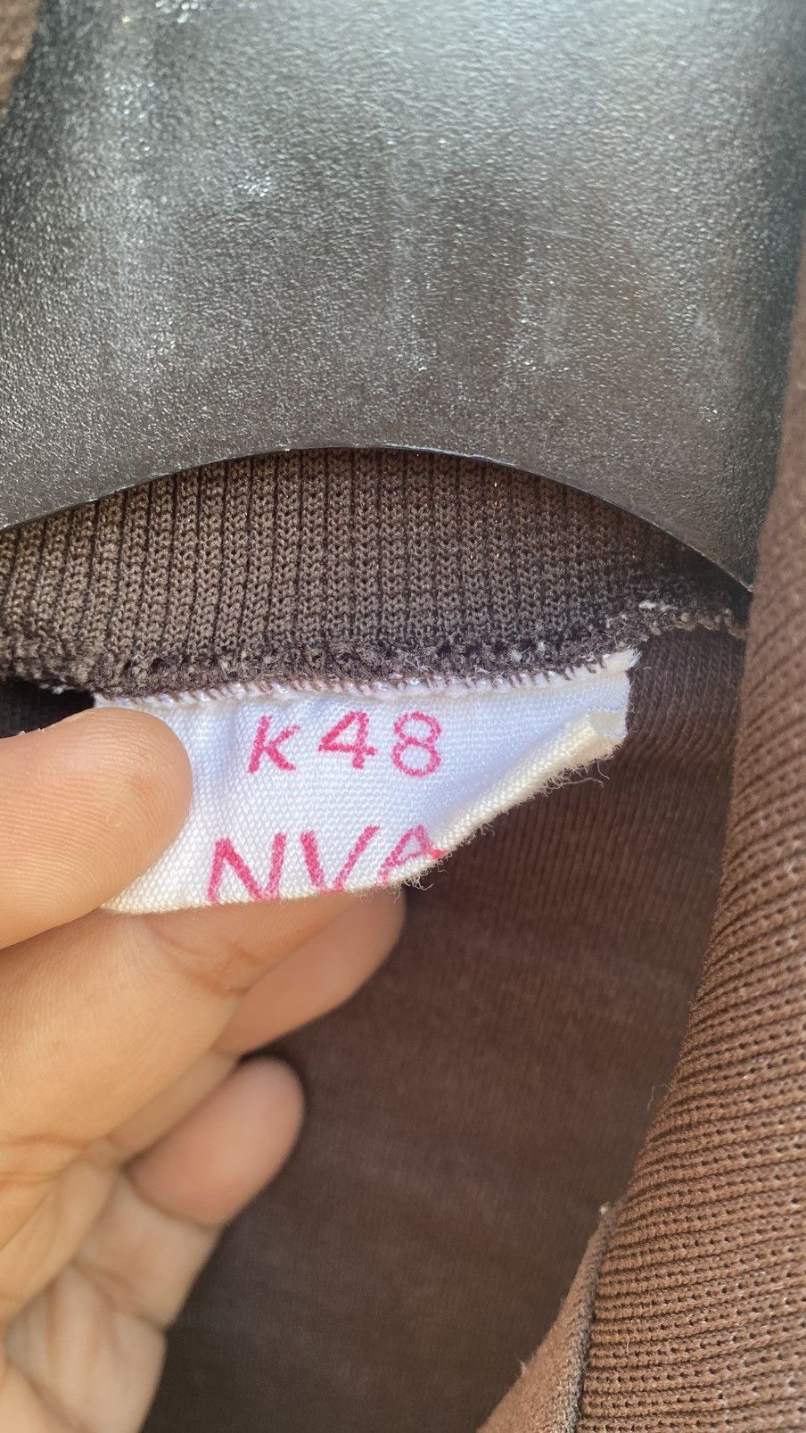 Vintage 1970s ASV East German (NVA) quarter-zip track sweater. Size US M / EU 48-50 / 2 - 5 Thumbnail