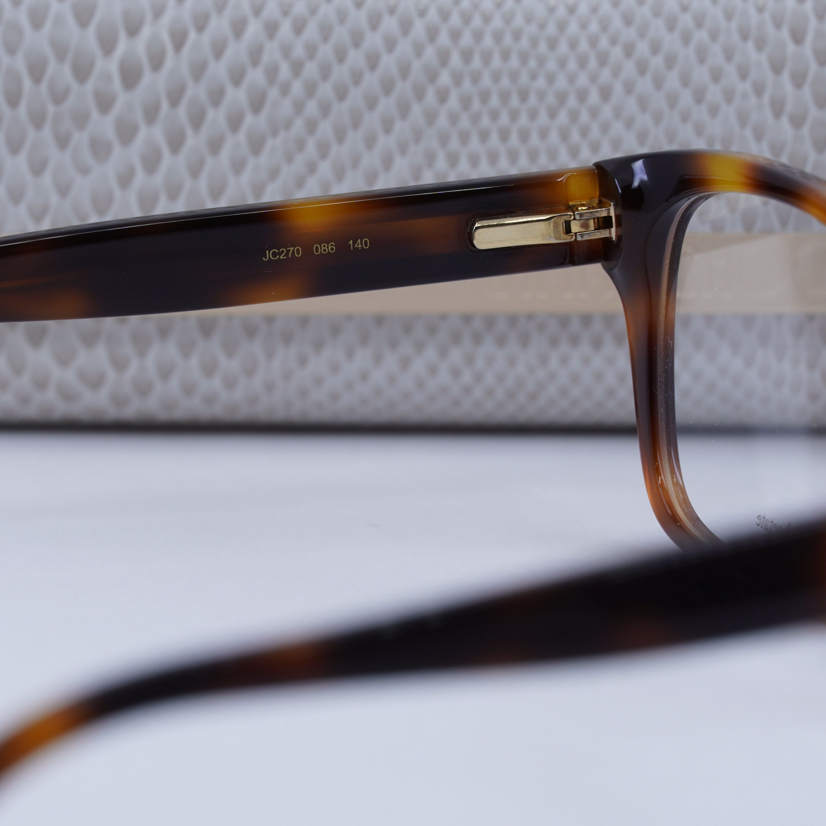 Jimmy Choo Jimmy Choo JC270 0086 00 Eyeglasses Havana 53mm Rectangle Size ONE SIZE - 10 Thumbnail