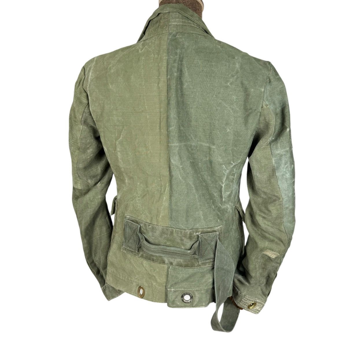 Greg Lauren ☀️GREG LAUREN LINEN DUFFLE MILITARY JACKET Size US S / EU 44-46 / 1 - 5 Thumbnail