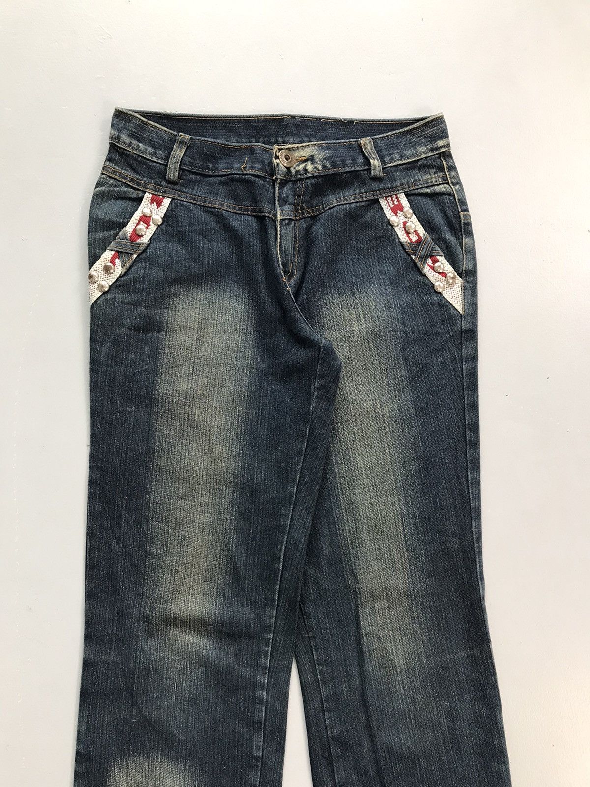 JNCO Vintage hiphop embroidered denim Size US 29 - 5 Thumbnail