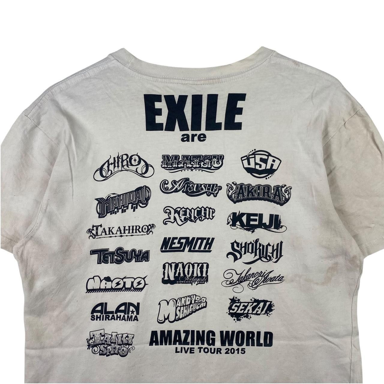 Band Tees EXILE 2015 AMAZING WORLD Tour Japan Band Idol Tee Shirt Top Size M / US 6-8 / IT 42-44 - 5 Thumbnail
