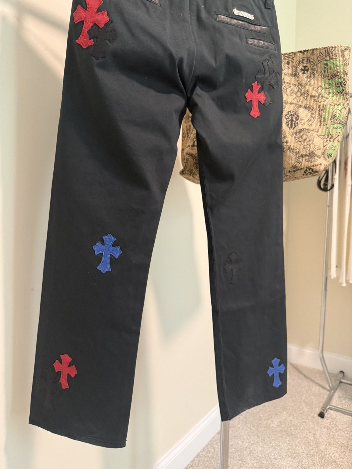 Chrome Hearts Chrome Hearts Spiderman Cross Patch Chinos Size US 32 / EU 48 - 10 Thumbnail