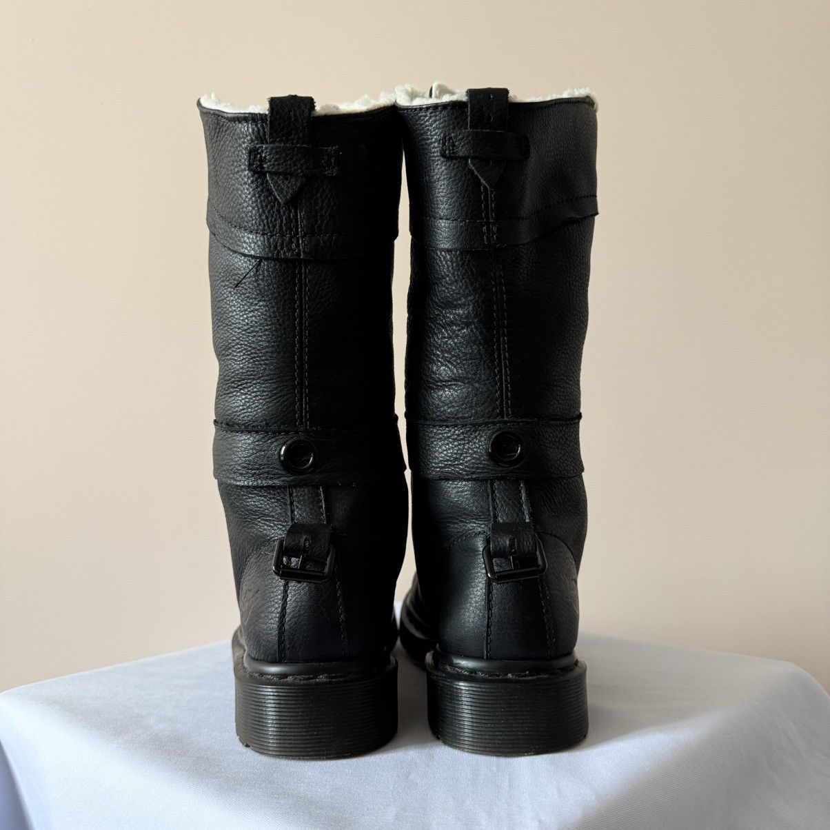 Dr. Martens Dr Martens 1914 Triumph Amilie Leather Biker Boots Heels Size US 6 / IT 36 - 13 Thumbnail