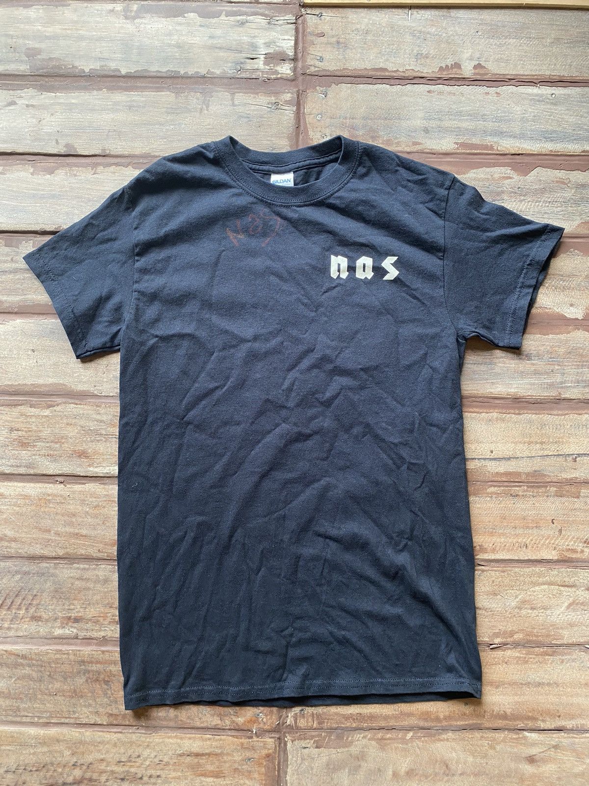 Rap Tees × Vintage Vintage Rap Tees Nas and Signature Size US S / EU 44-46 / 1 - 1 Thumbnail