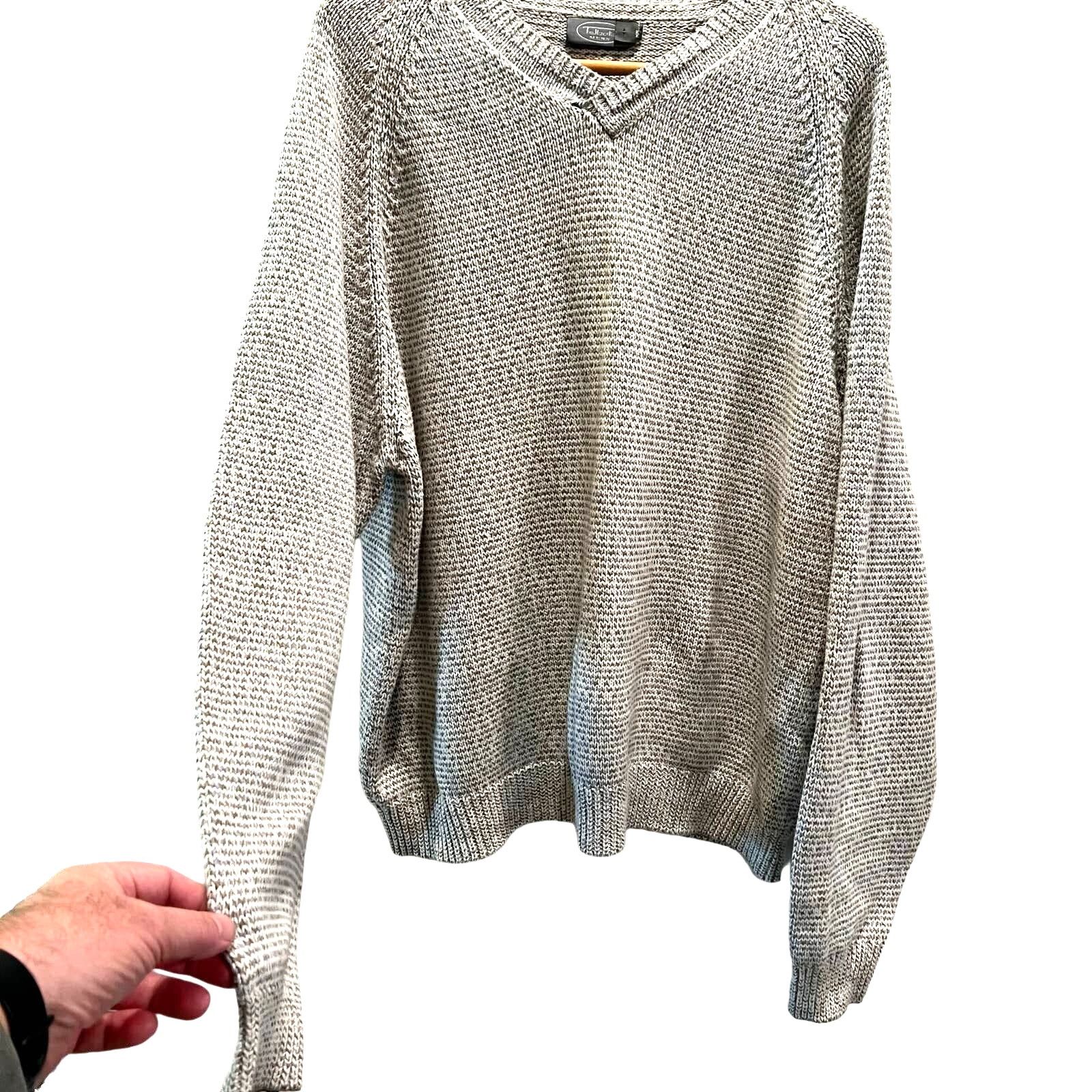 Other Talbot's Men's Sweater XL Blue/Brown Herringbone Vintage Ski Size US XL / EU 56 / 4 - 1 Thumbnail