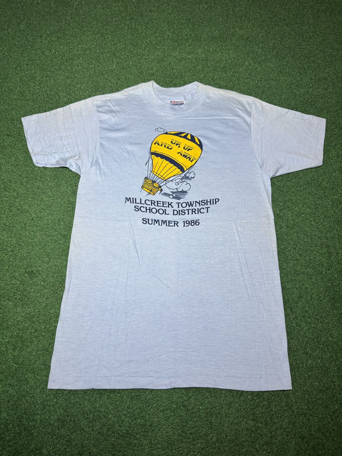 Hanes Millcreek Erie School 80s Summer Hot Air Balloon Sm T Shirt Size US S / EU 44-46 / 1 - 1 Thumbnail