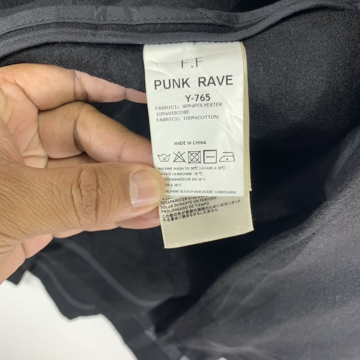 Other VINTAGE PUNK RAVE GOTHIC CLOAK FREE SIZE Size US L / EU 52-54 / 3 - 6 Thumbnail