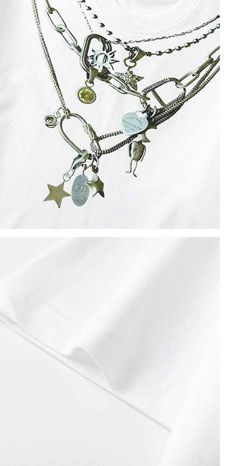 Other Trendy Graphic Tee with Jewelry Print Size US L / EU 52-54 / 3 - 2 Thumbnail