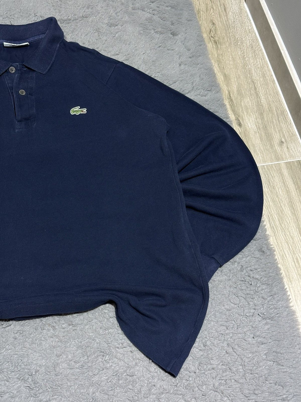 Lacoste Vintage Lacoste Long Sleeve Polo Shirt Size US L / EU 52-54 / 3 - 3 Thumbnail