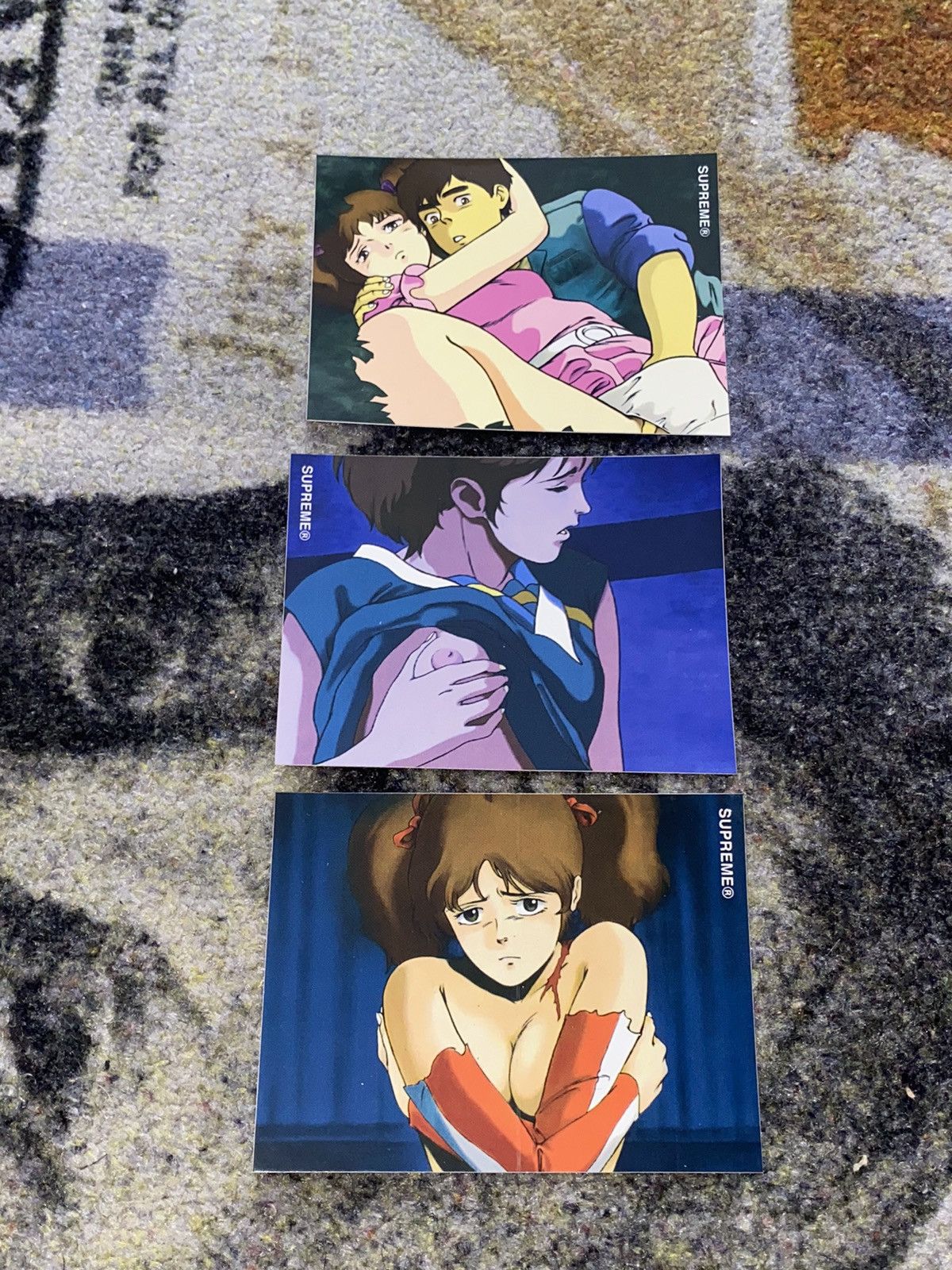 Supreme Supreme Toshio Maeda Overfiend Stickers (SET OF 3) Size ONE SIZE - 1 Thumbnail