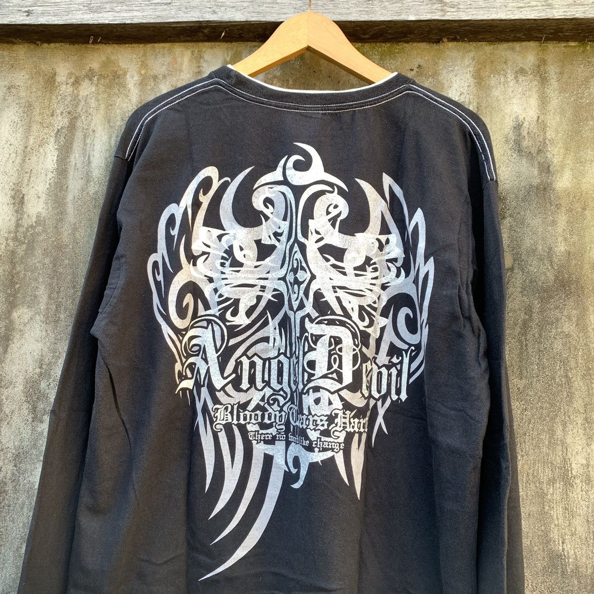 Le Grande Bleu (L.G.B.) JAPANESE TRIBAL GOTHIC POEM TVW LONGSLEEVE Size US XXL / EU 58 / 5 - 9 Thumbnail