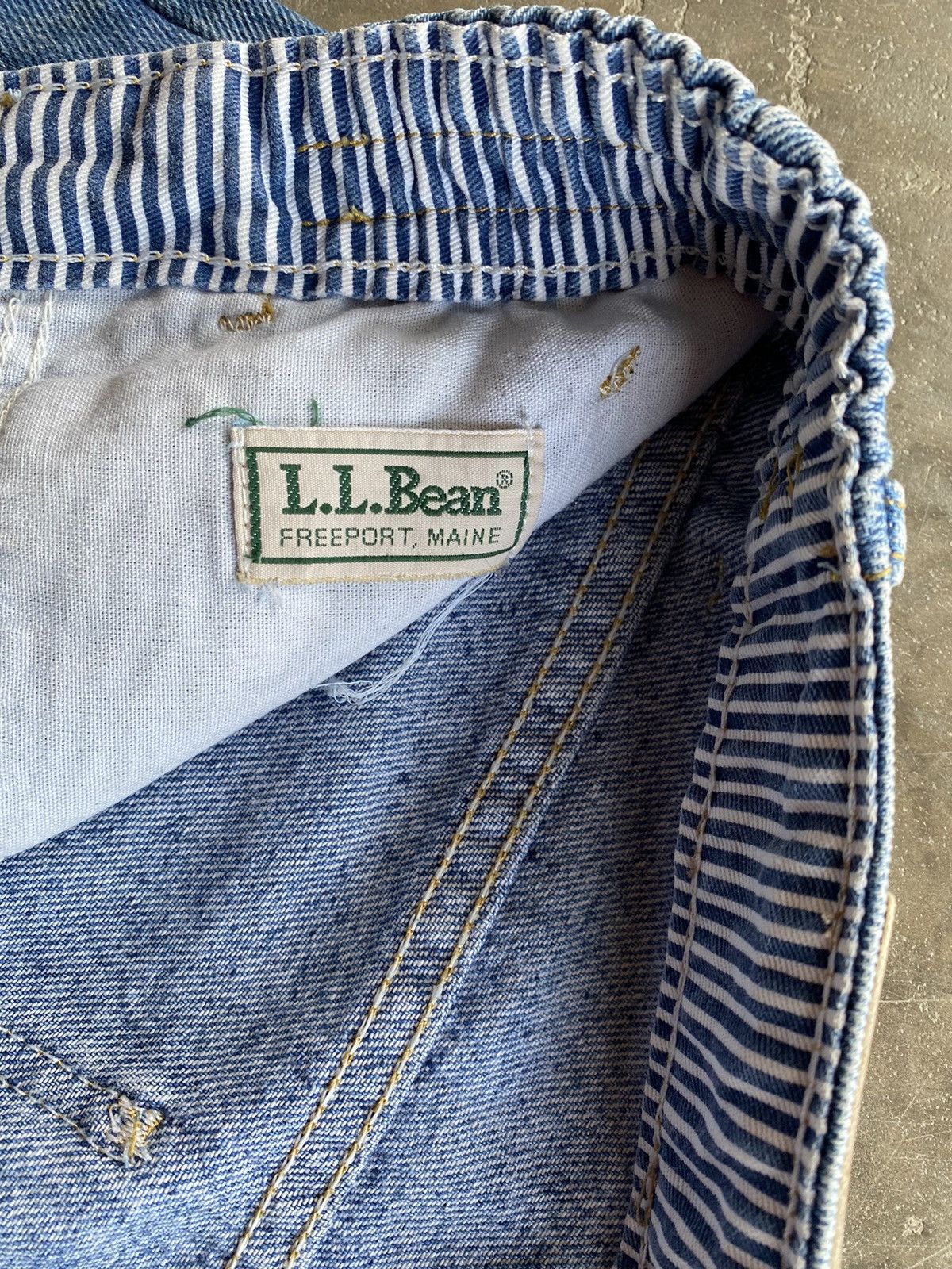 L.L. Bean × Vintage Vintage L.L.Bean Distressed Dirty Ballon Jeans Size US 31 - 9 Thumbnail