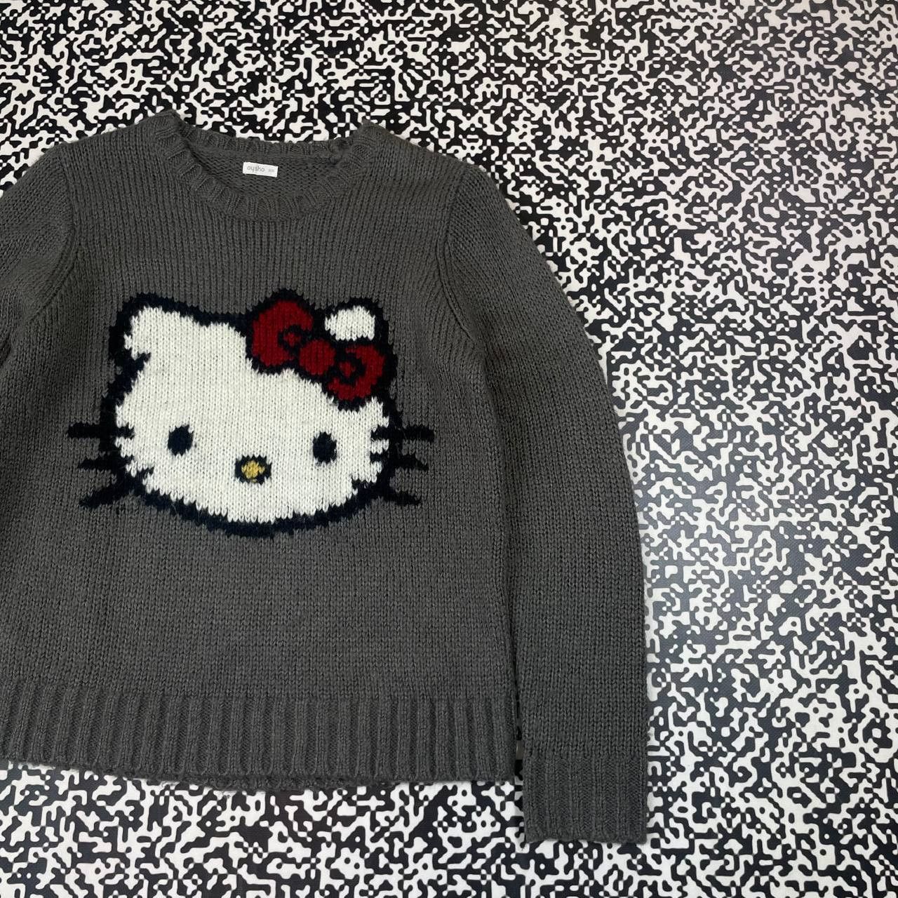 Cartoon Network Vintage Y2K Hello Kitty Japanese Cartoon Knitted Sweater Size M / US 6-8 / IT 42-44 - 4 Thumbnail