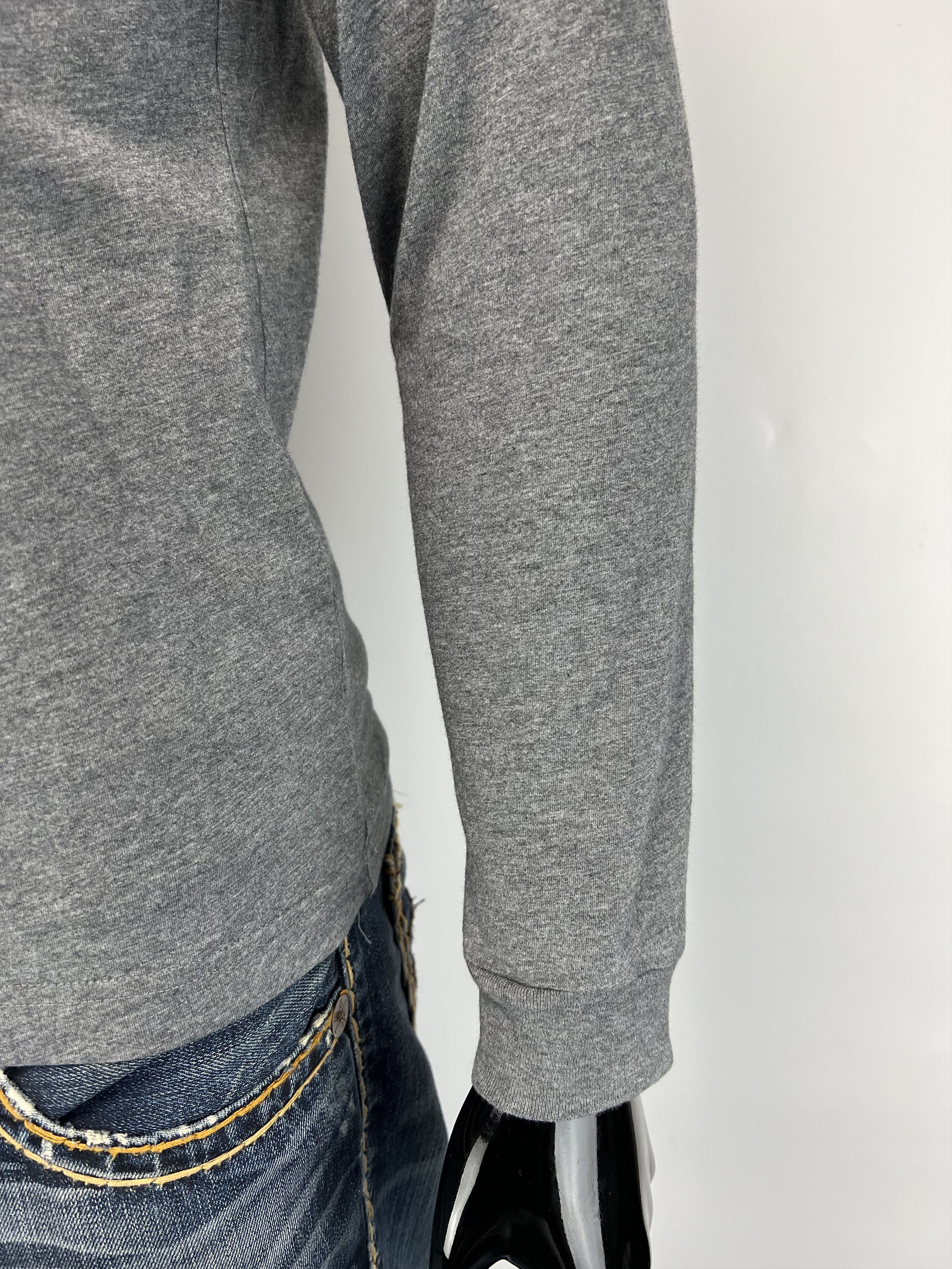Diesel Diesel Men's Gray Long Sleeve T Shirt Big Logo Size S Size US S / EU 44-46 / 1 - 5 Thumbnail