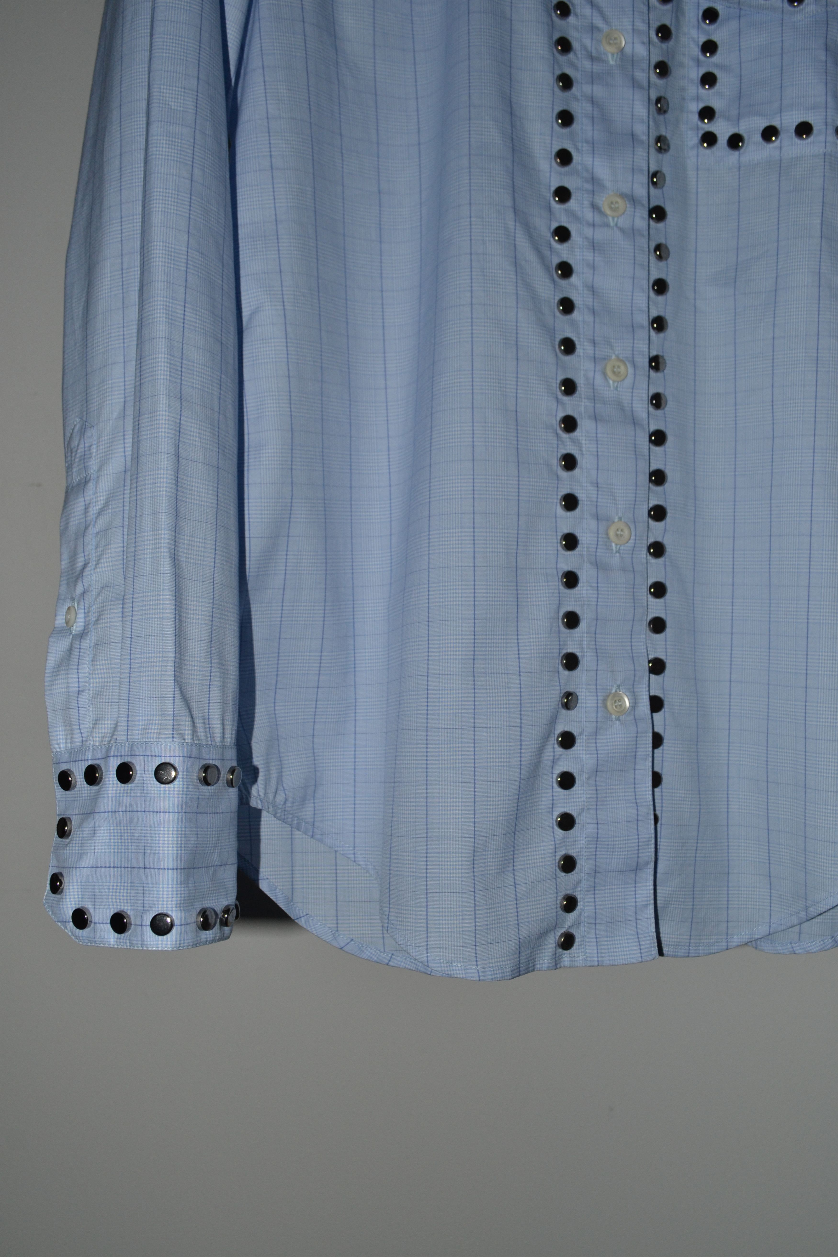 Prada FW2017 Stud Embellished Button Up Shirt Size S / US 4 / IT 40 - 6 Thumbnail