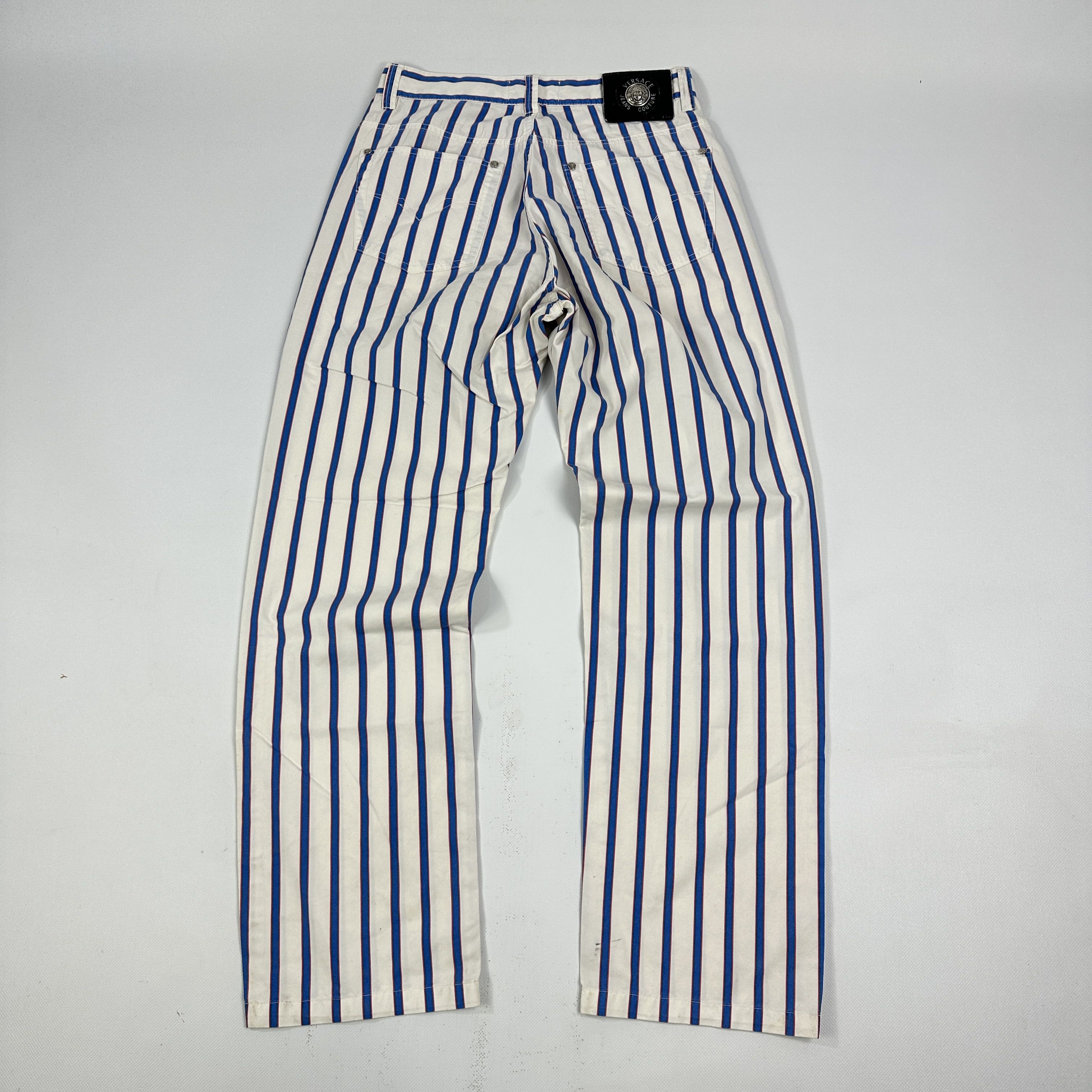 Versace Jeans Couture Pantaloni Versace Jeans Couture A Righe – 44 IT Size US 30 / EU 46 - 8 Thumbnail