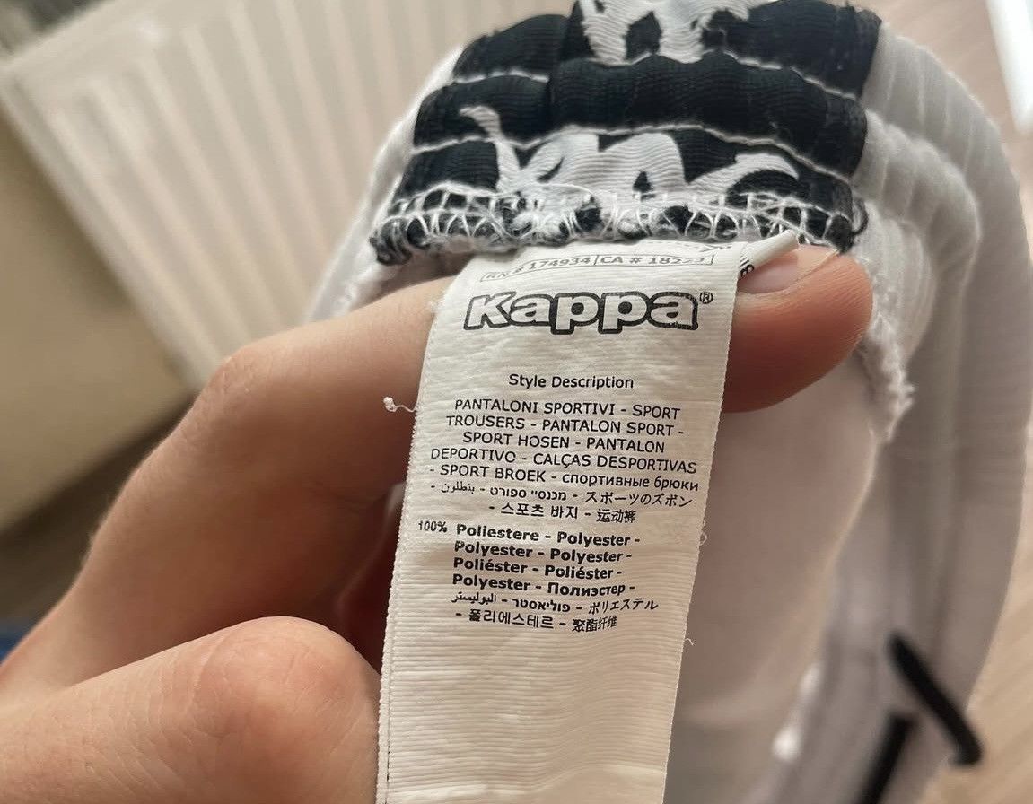 Kappa Kappa Track Pants Bandana Logo White size S Size US 32 / EU 48 - 4 Thumbnail