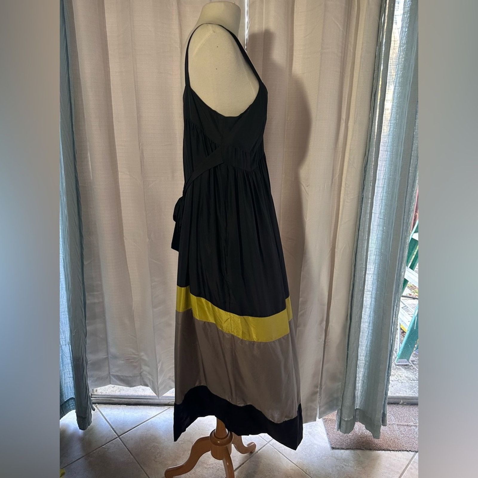 Johnny Was Johnny Was Black and Gray Dress L. Size L / US 10 / IT 46 - 2 Thumbnail