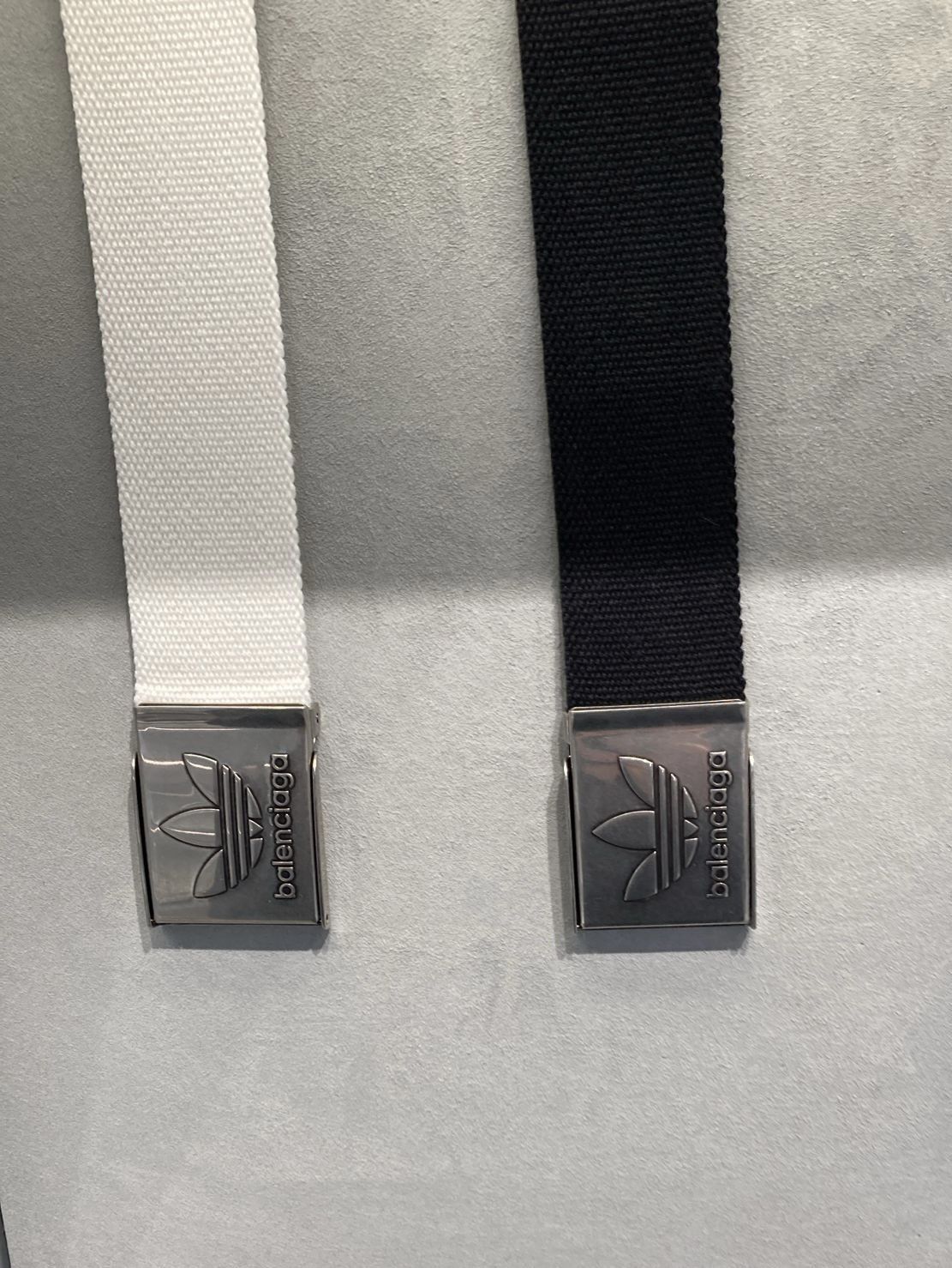 Adidas × Balenciaga 💥Balenciaga X Adidas Canvas Skater Belt in White Size ONE SIZE - 4 Thumbnail