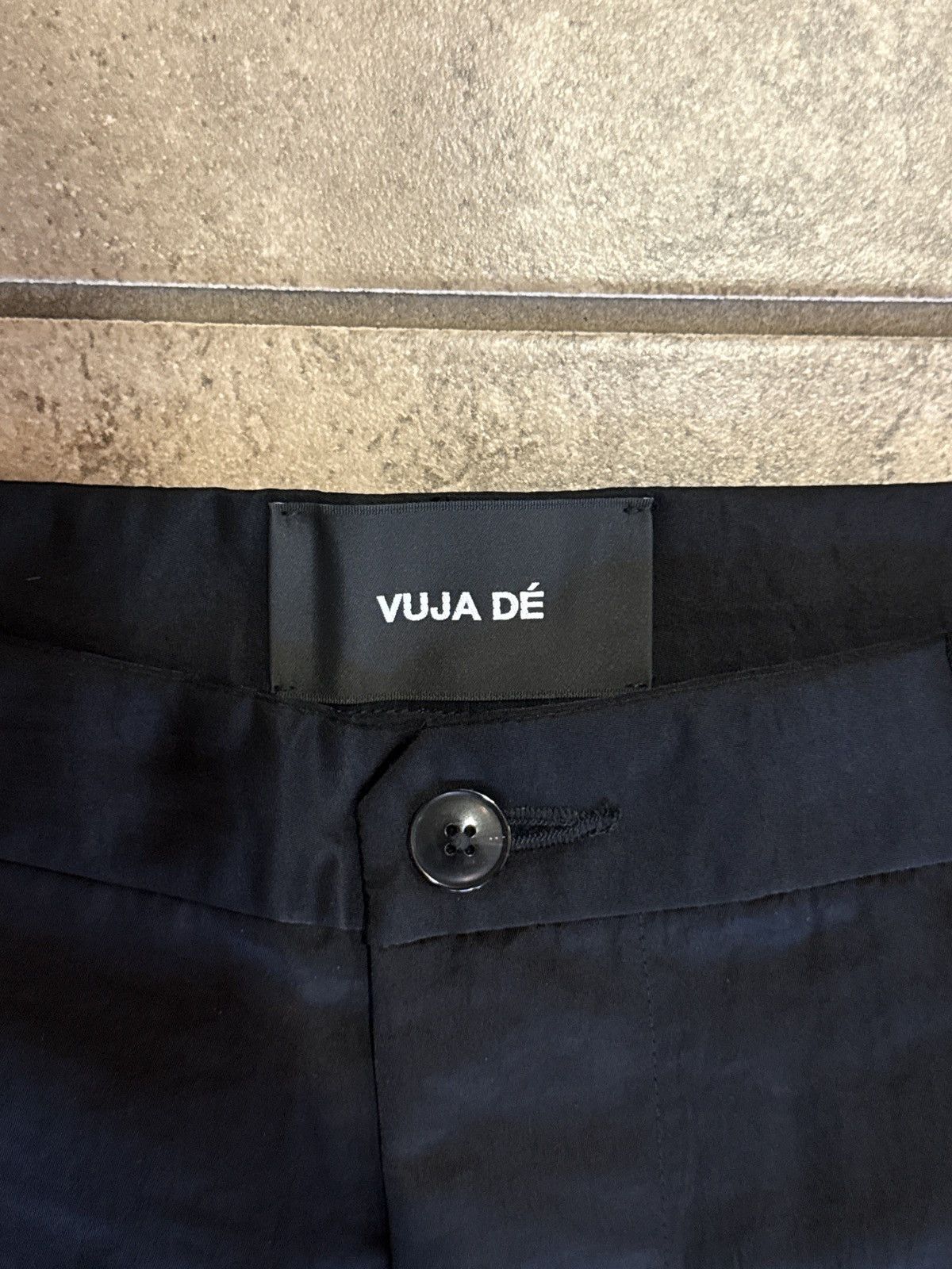 Vuja De Vuja De Crushed Nylon Track Pants Size US 31 - 3 Thumbnail