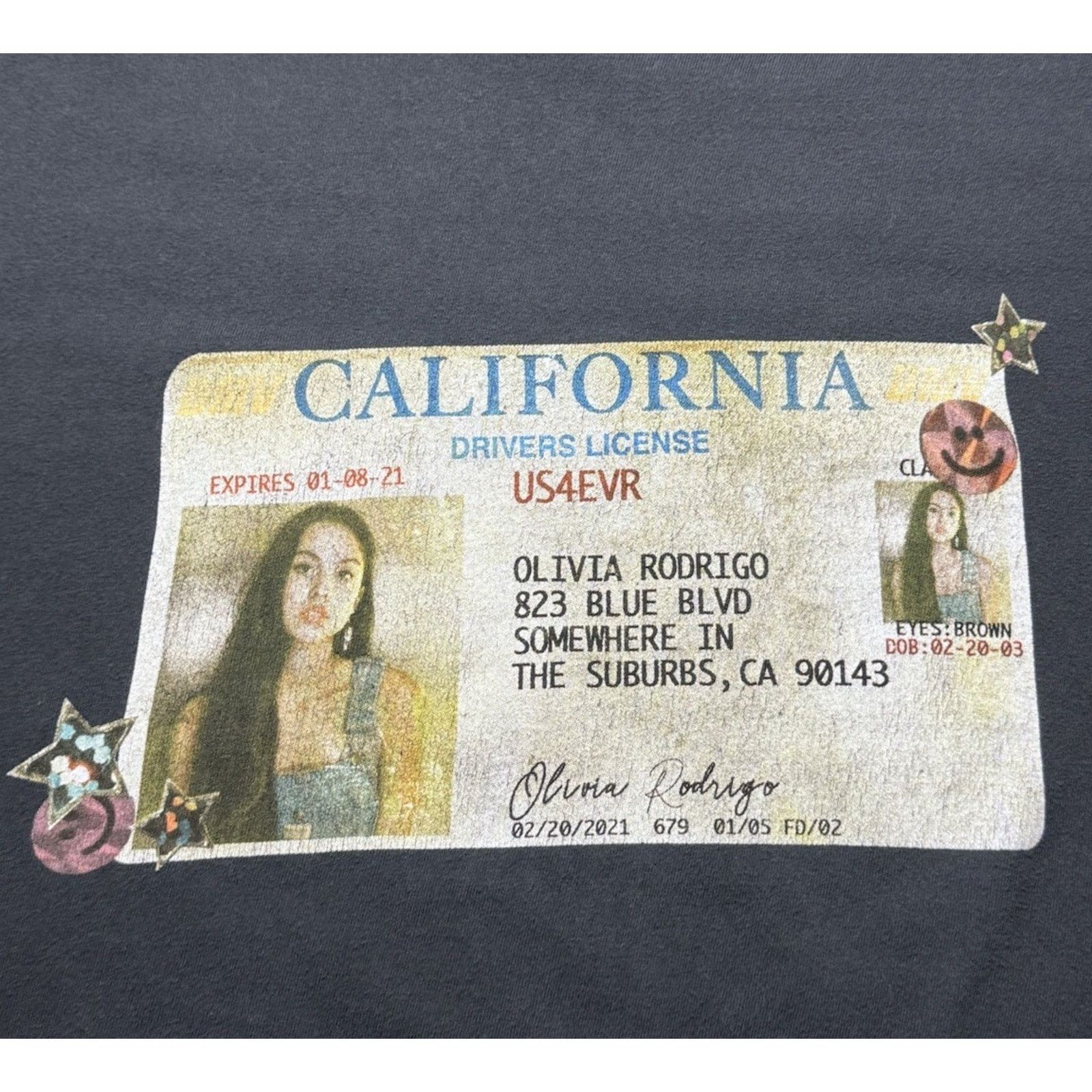 Comfort Colors Olivia Rodrigo Driver License T-Shirt Size Medium Size US M / EU 48-50 / 2 - 4 Thumbnail