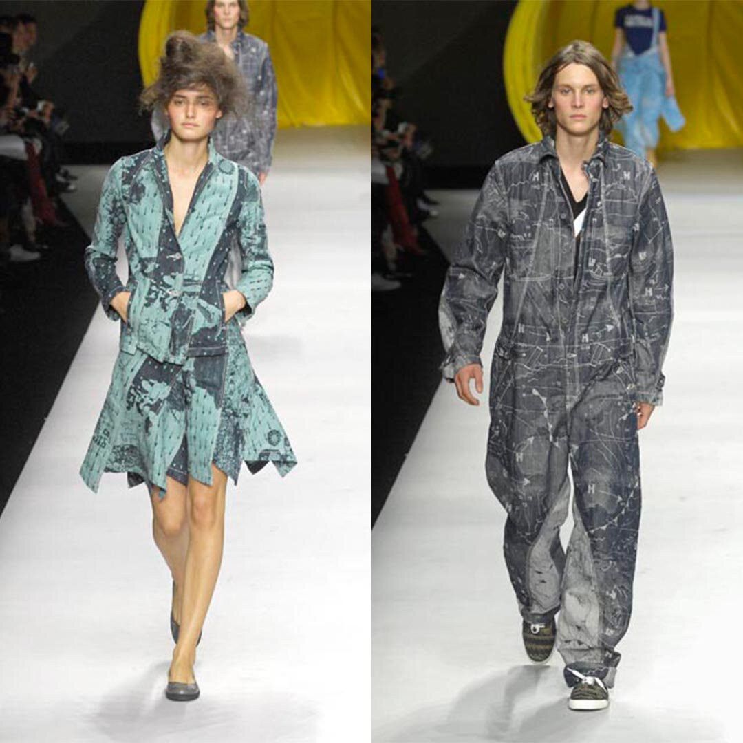 Issey Miyake SS08 A.P.O.C. Denim "CARBON NEUTRAL" set Size US 34 / EU 50 - 11 Thumbnail