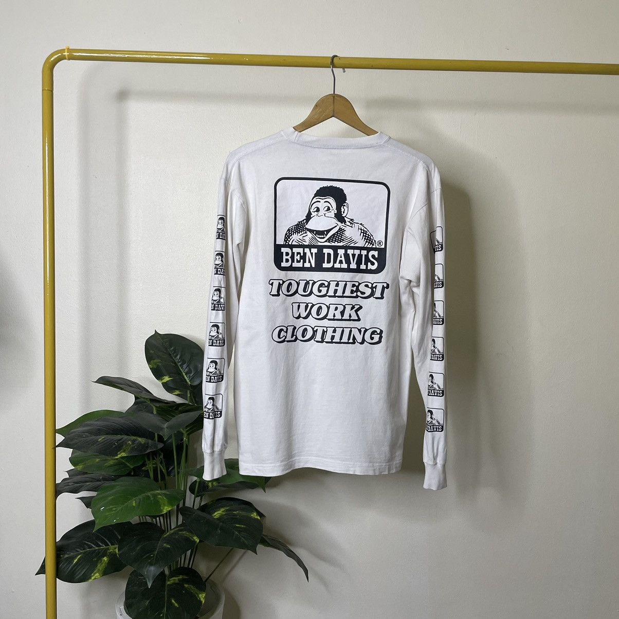 Ben Davis × Vintage Vintage Ben Davis L/S Skater T Shirt Size US M / EU 48-50 / 2 - 1 Thumbnail