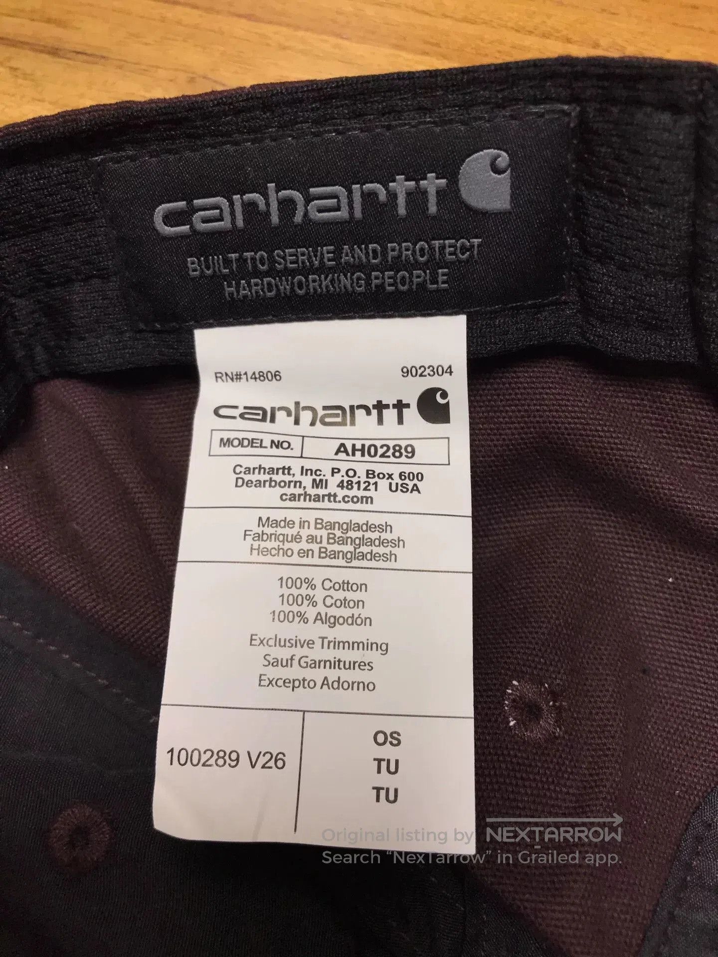 Carhartt Carhartt 100289 V26 Baseball Cap. Size ONE SIZE - 8 Thumbnail