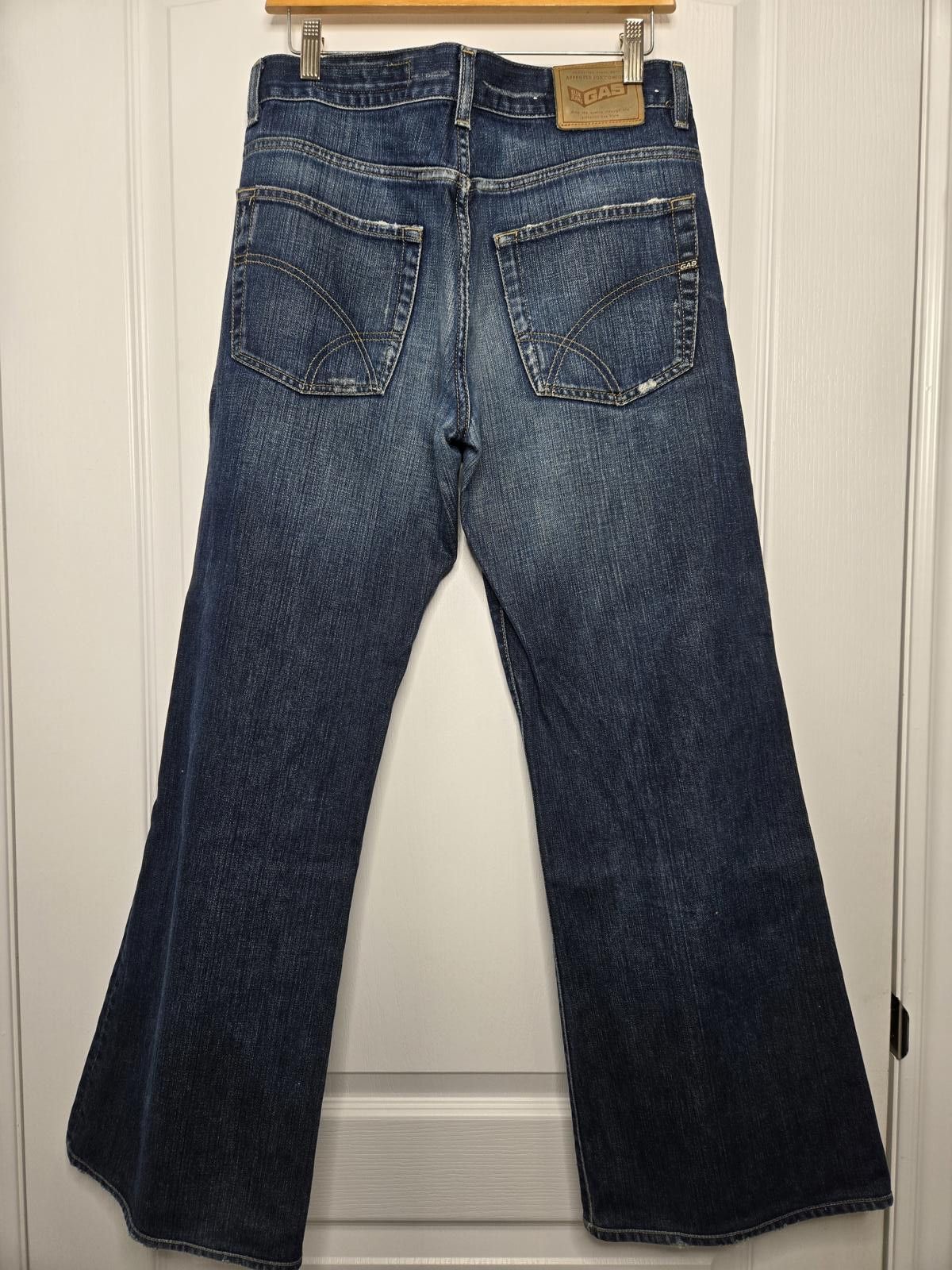 GAS GAS Jeans Men's 29 Medium Wash Straight Leg North Woodstock Size US 29 - 4 Thumbnail
