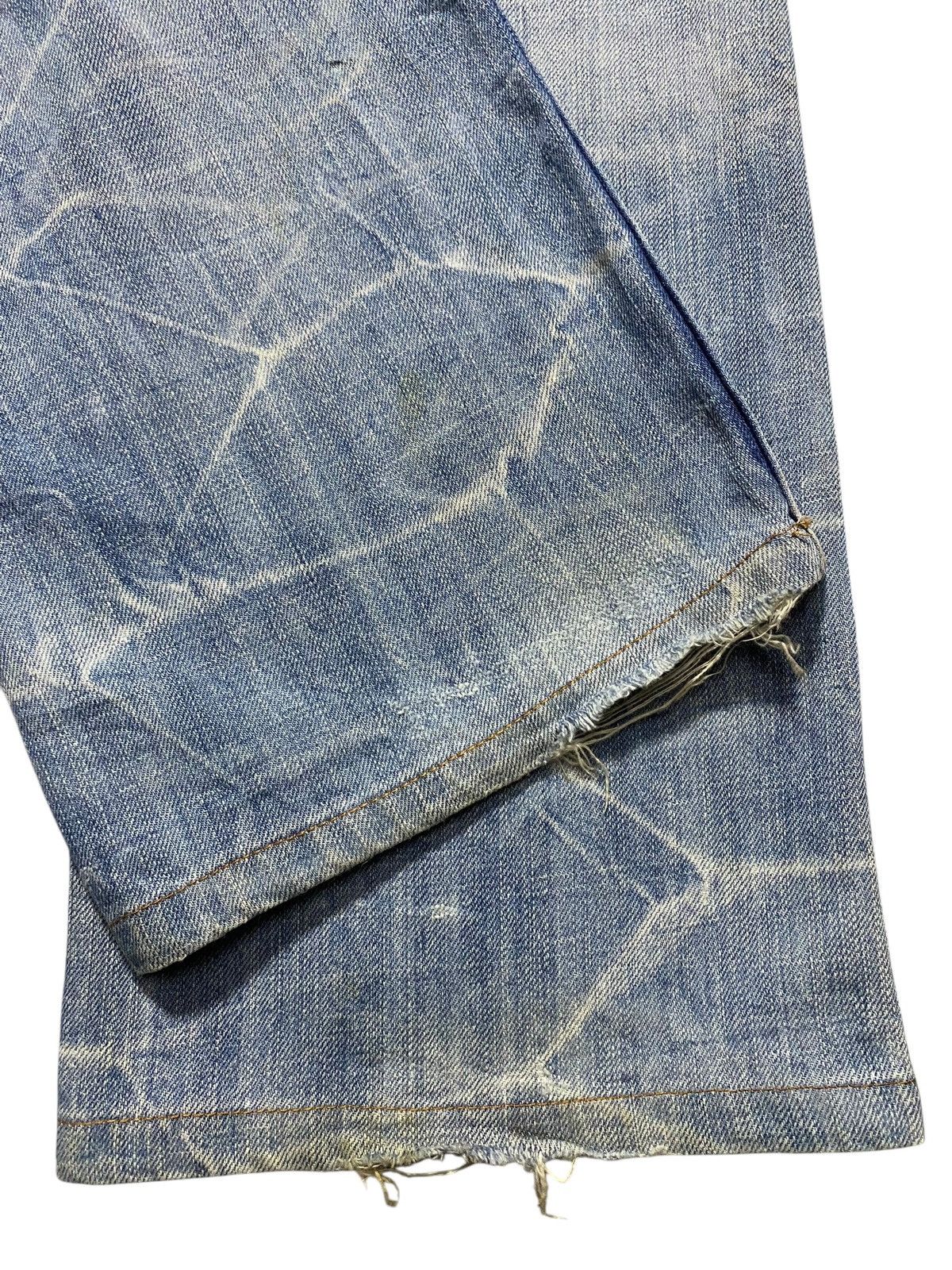 Japanese Brand Distressed Denim with Silver Cros Thunder Bootcut Jeans Size US 32 / EU 48 - 13 Thumbnail