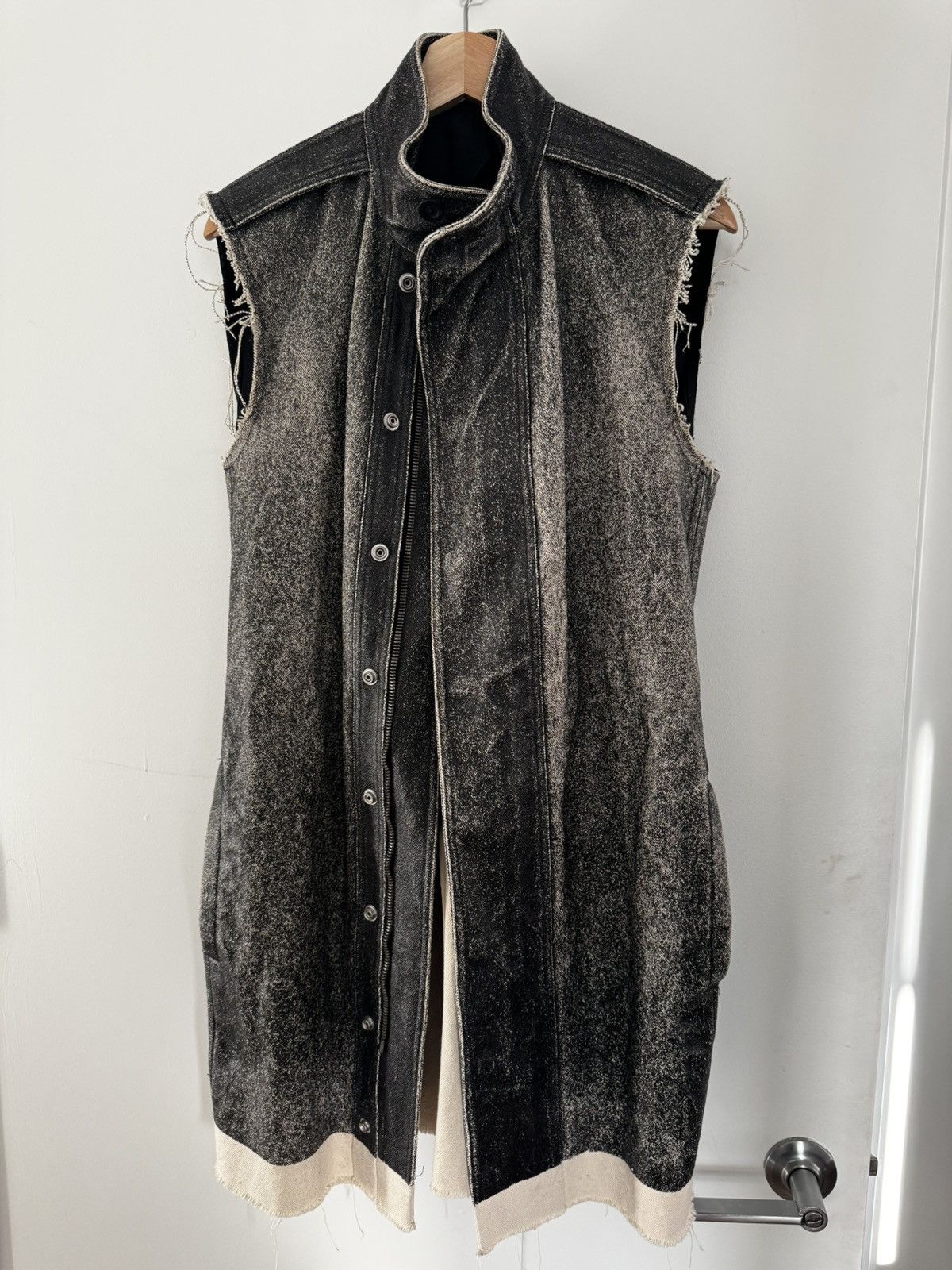 Rick Owens Rick Owens Cyclops 2016 SS16 Runway Painted Sleeveless shirt Size US M / EU 48-50 / 2 - 4 Thumbnail
