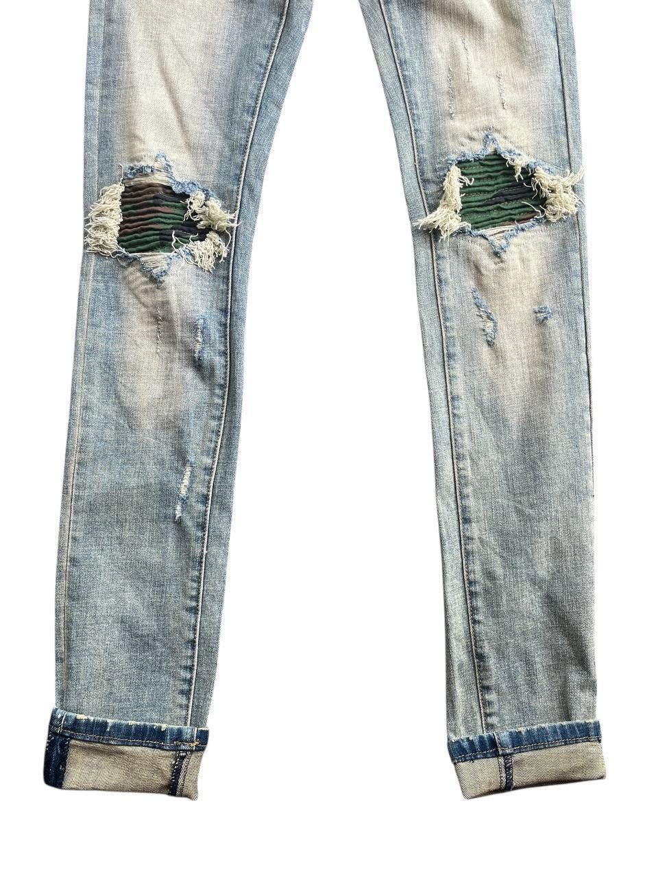 If Six Was Nine Japanese Brand MNML Distressed Skinny Jeans Size US 28 / EU 44 - 4 Thumbnail