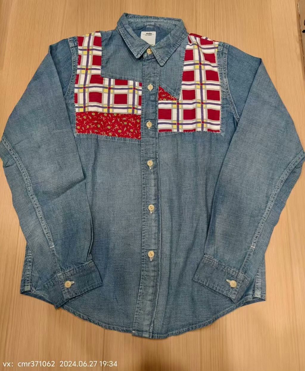 Visvim visvim 16ss Wally Printed Check Shirt Size US M / EU 48-50 / 2 - 1 Thumbnail