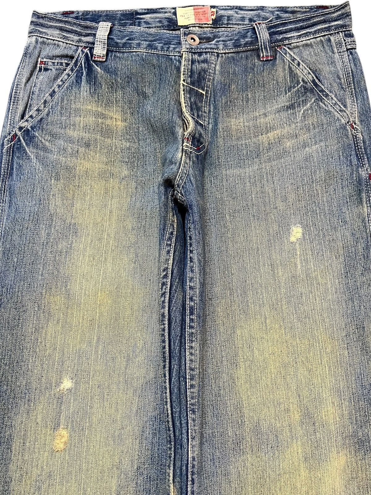 Oldblue Co. Vintage Old Betty’s Baggy Cargo Carpenter Wide Leg Denim Size US 32 / EU 48 - 2 Thumbnail