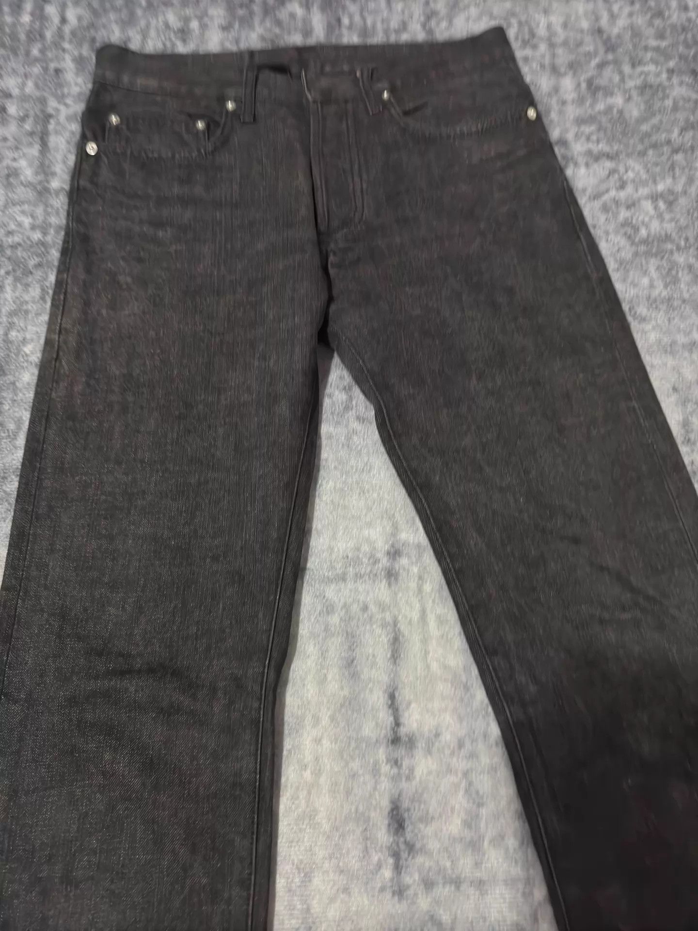 Dior Dior Homme 05aw Hedi Slimane Charcoal Claw Straight Jeans 29 Size US 29 - 3 Thumbnail