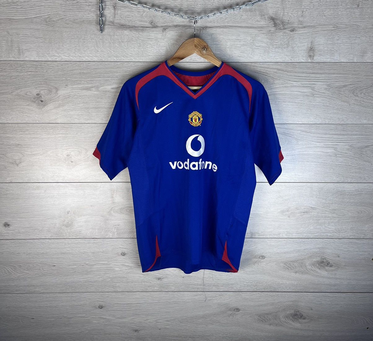 Nike Vintage Jersey Nike Manchester United Vodafone 2004/05 Size US S / EU 44-46 / 1 - 1 Thumbnail