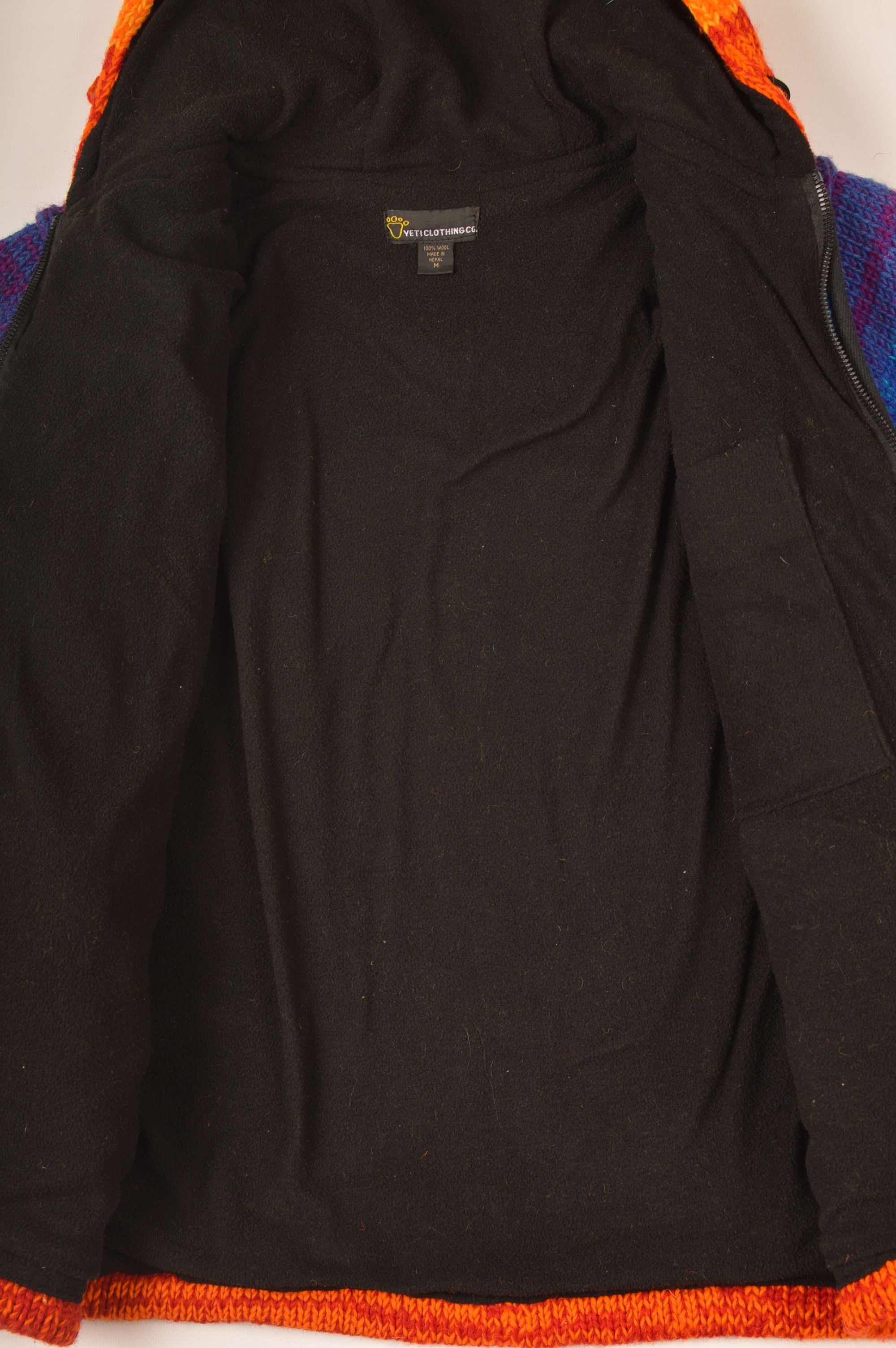 Vintage Yeti Clothing Full-Zip Wool Hoodie Sweater Size US M / EU 48-50 / 2 - 5 Thumbnail