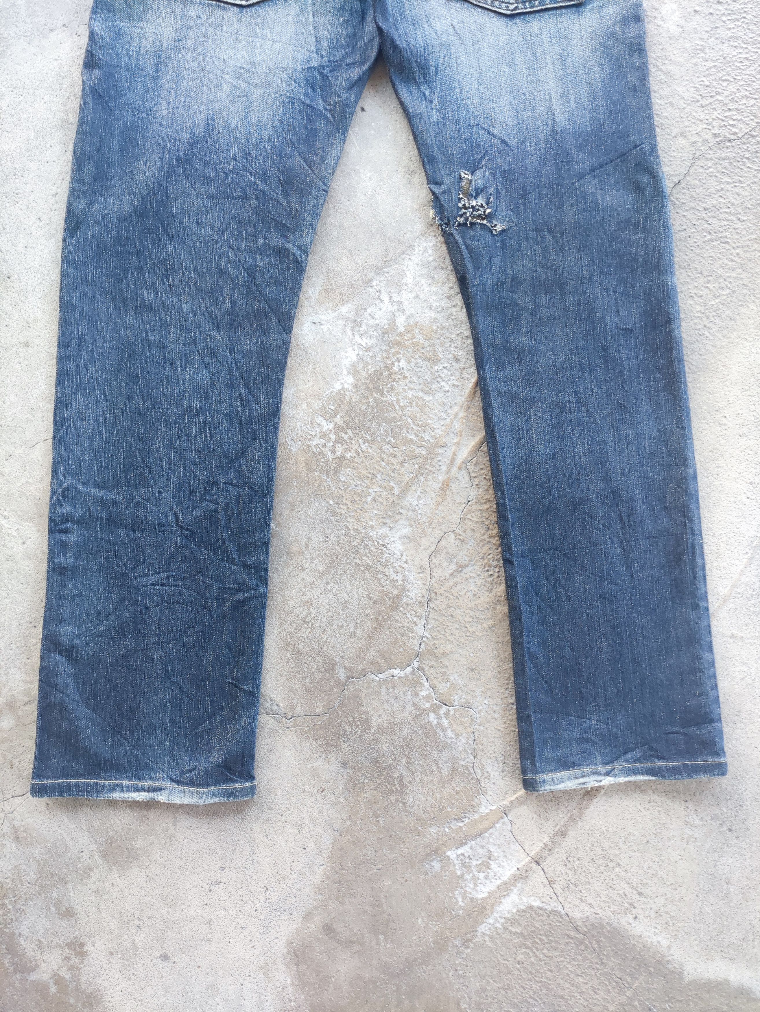 Edwin Vintage Edwin Distress Fadee Denim Pants w35 Size US 36 / EU 52 - 11 Thumbnail