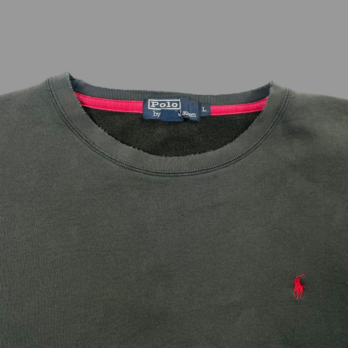 Polo Ralph Lauren × Vintage Vintage 90s polo Ralph Lauren sweatshirt Size US L / EU 52-54 / 3 - 4 Thumbnail