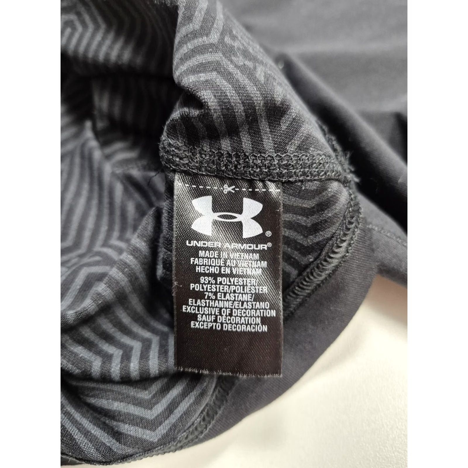 Under Armour Under Armour ColdGear Infrared Shirt Mens XL Black Long Sleeve 1/4 Zip Fitted Size US XL / EU 56 / 4 - 7 Thumbnail