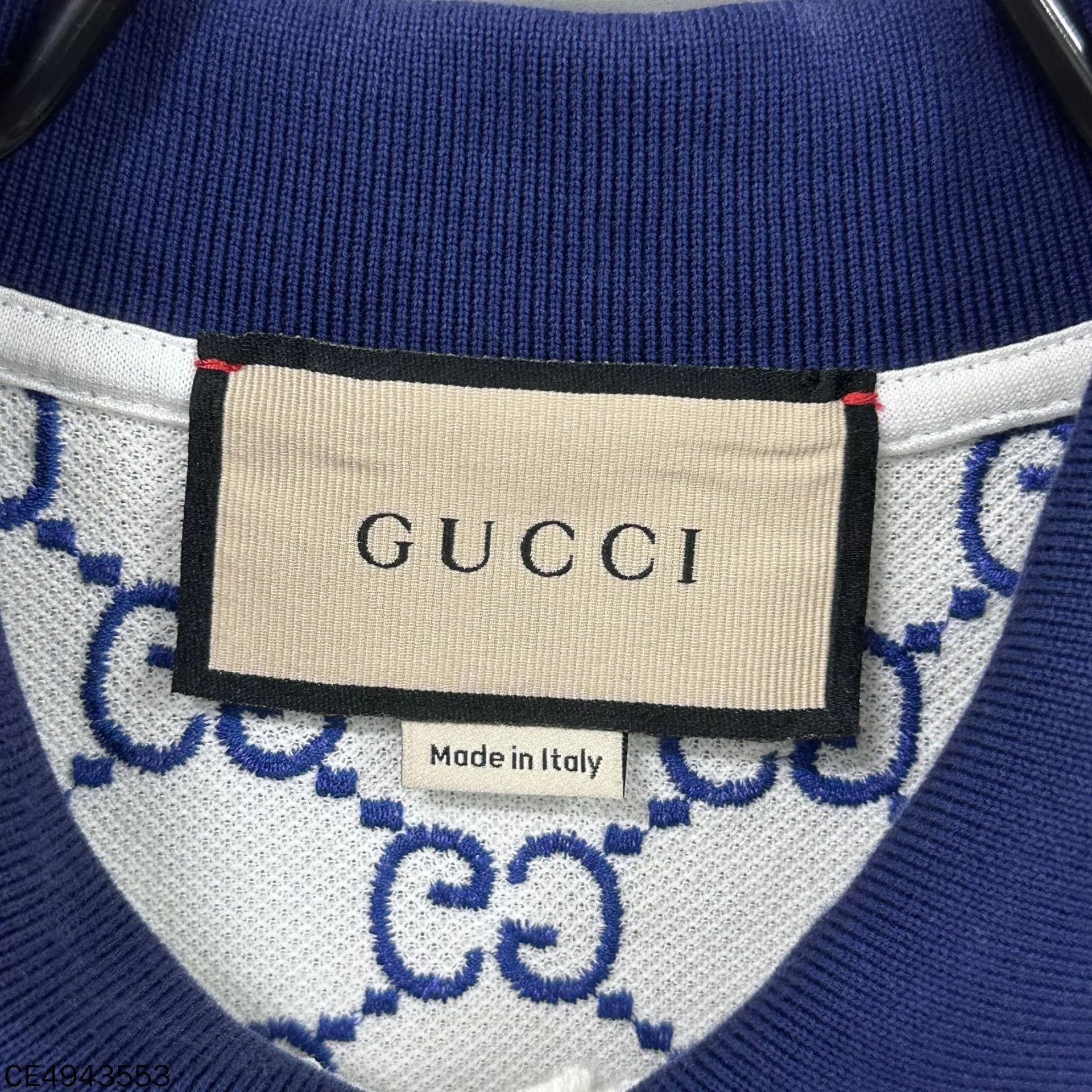 Gucci GUCCI Jacquard All-Over Print Polo Shirt XL Size US XL / EU 56 / 4 - 5 Thumbnail