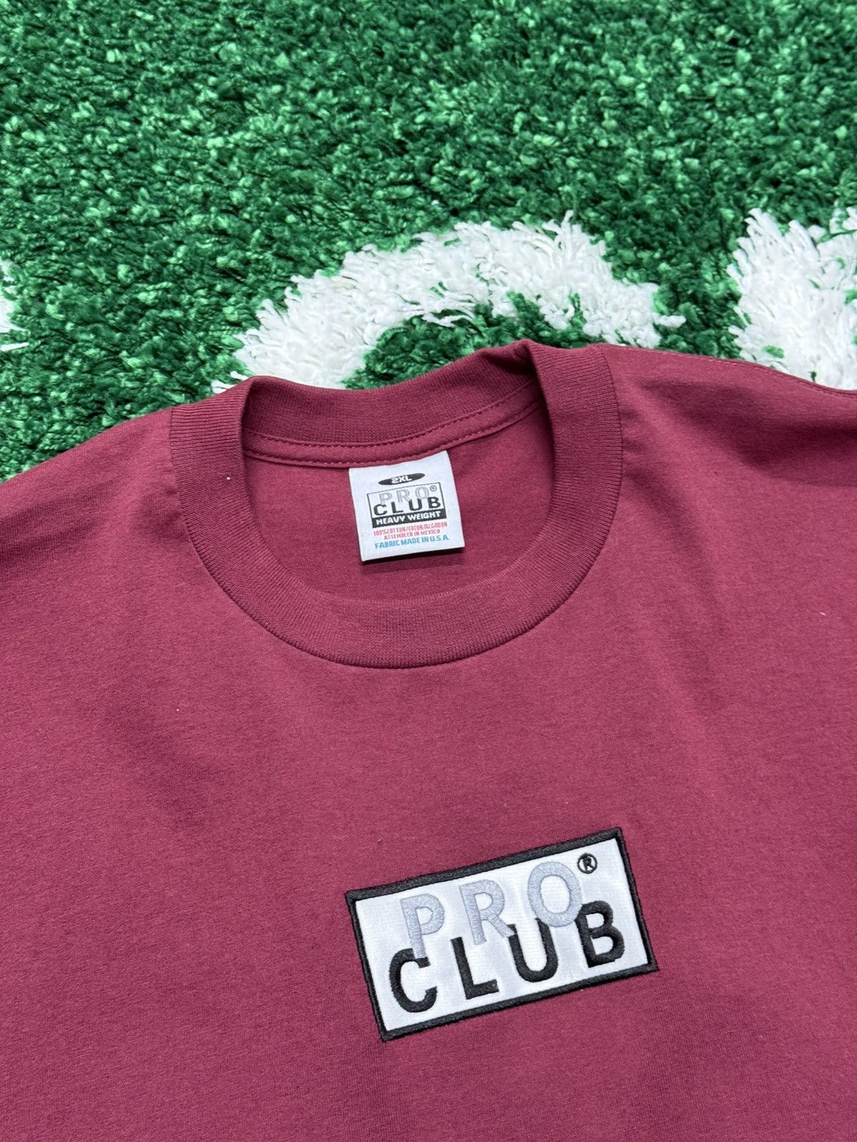 Vintage Pro Club Heavyweight Embroidered Logo Tee Sz. XXL 2XL Size US XXL / EU 58 / 5 - 4 Thumbnail