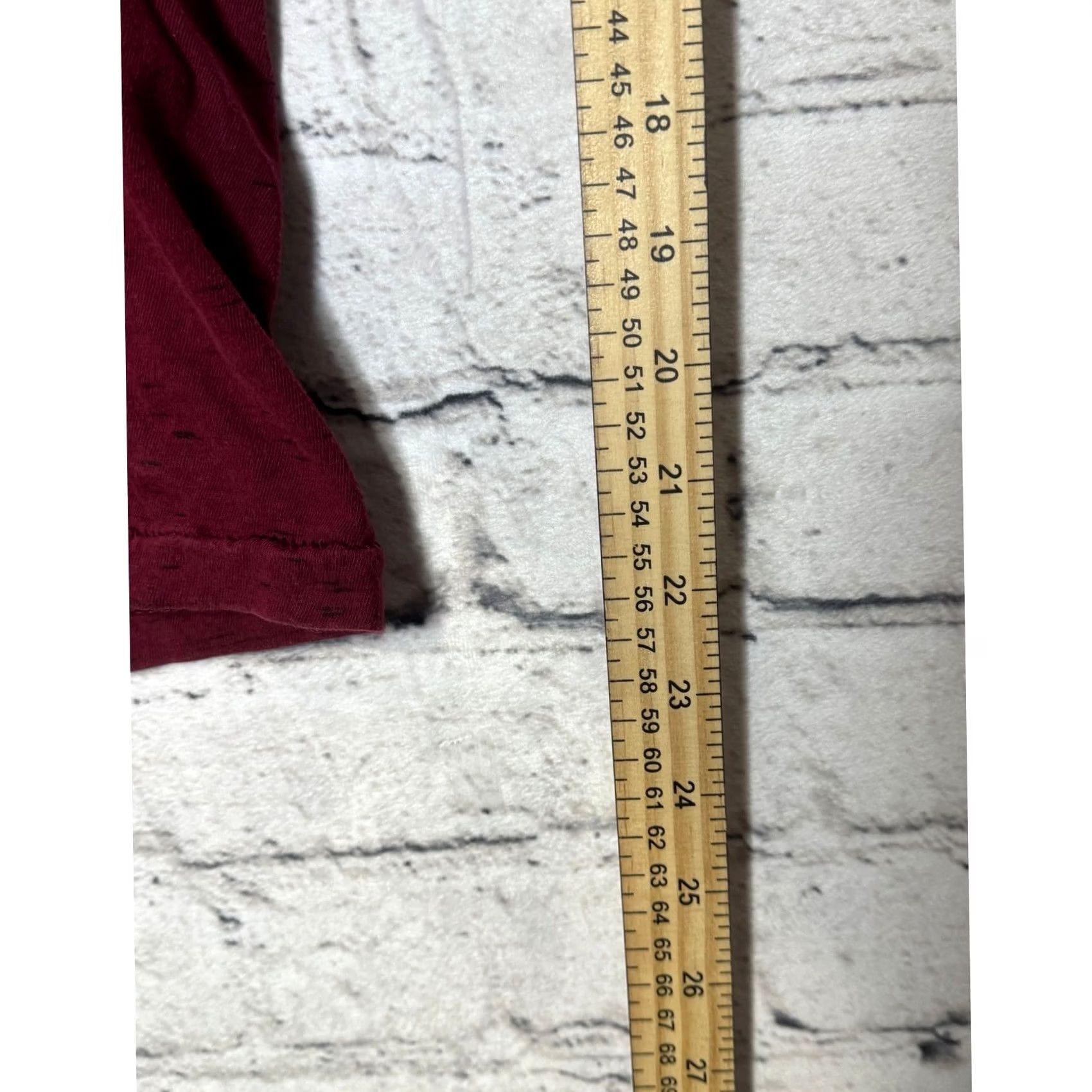 Aeropostale VINTAGE Aeropostale NYC 1987 Mens T-Shirt Burgundy Graphic Print Crew Neck Short Sleeve Regular Fit Large Size US L / EU 52-54 / 3 - 4 Thumbnail