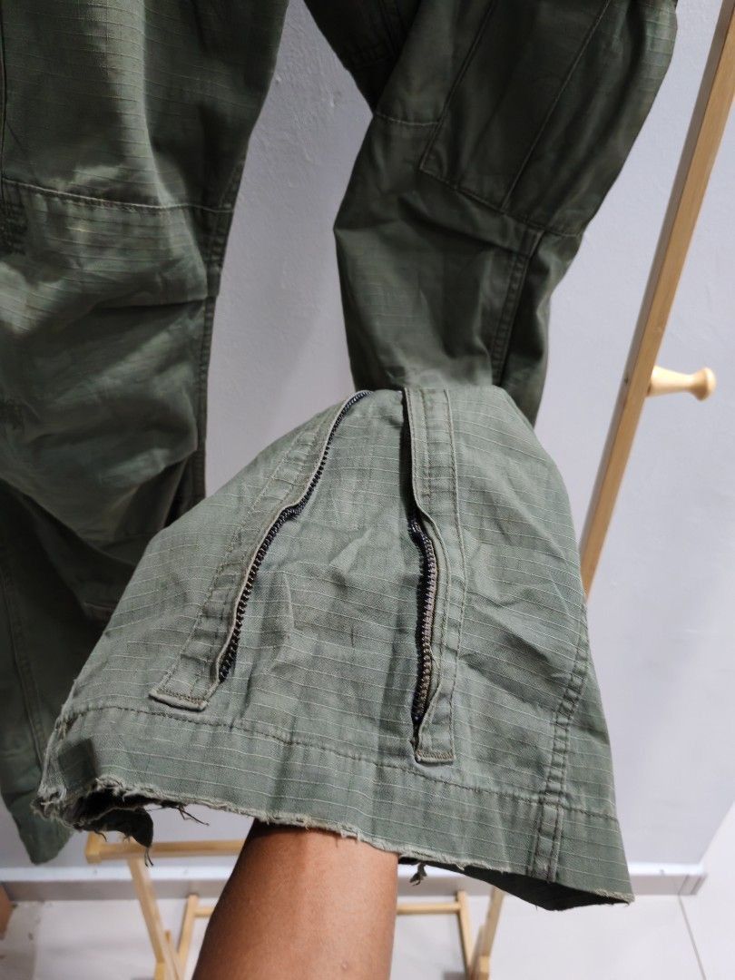 Alpha Industries Alpha Industries OD Ripstop Cargo Pants – Zip Cuffs Size US 34 / EU 50 - 5 Thumbnail