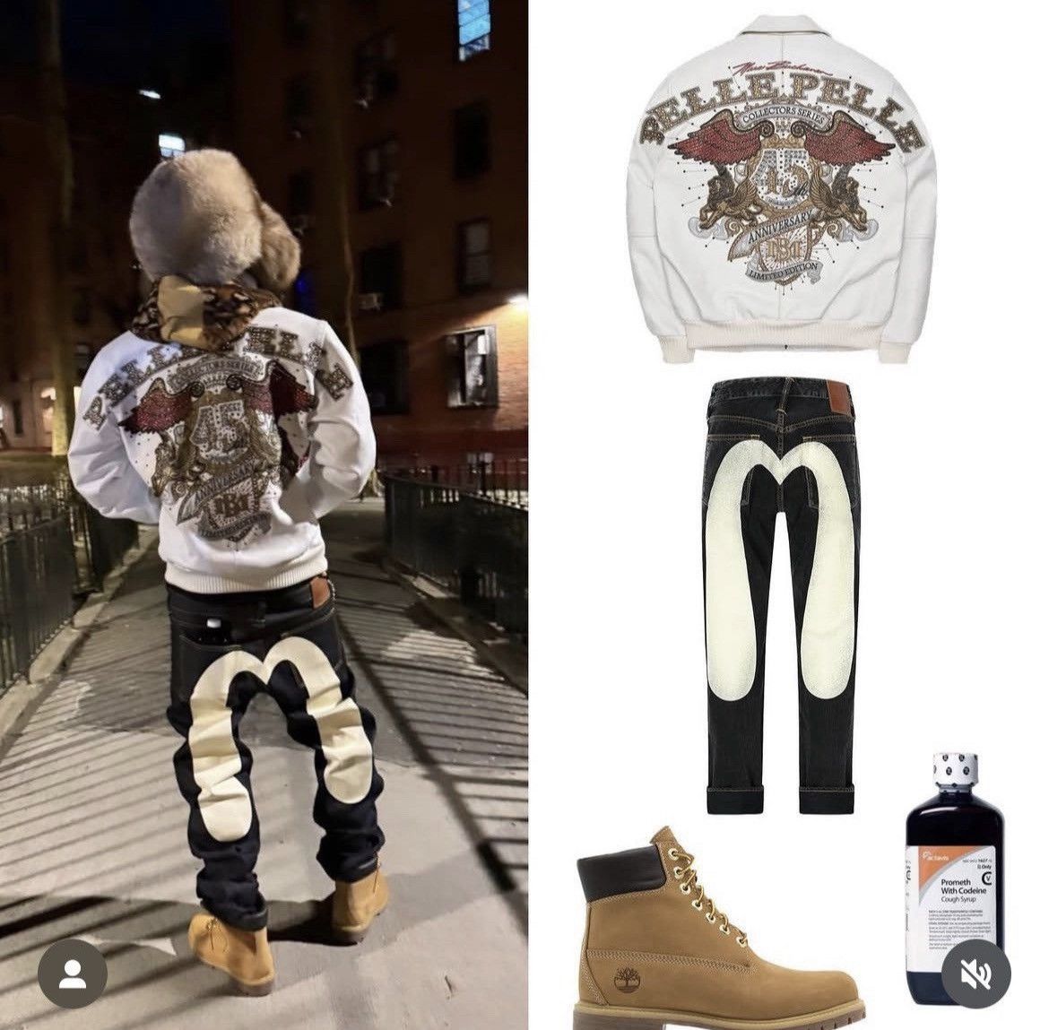 Evisu Evisu jeans Daicock Print Big Seagull Baggy #2000 stk Size US 30 / EU 46 - 12 Thumbnail