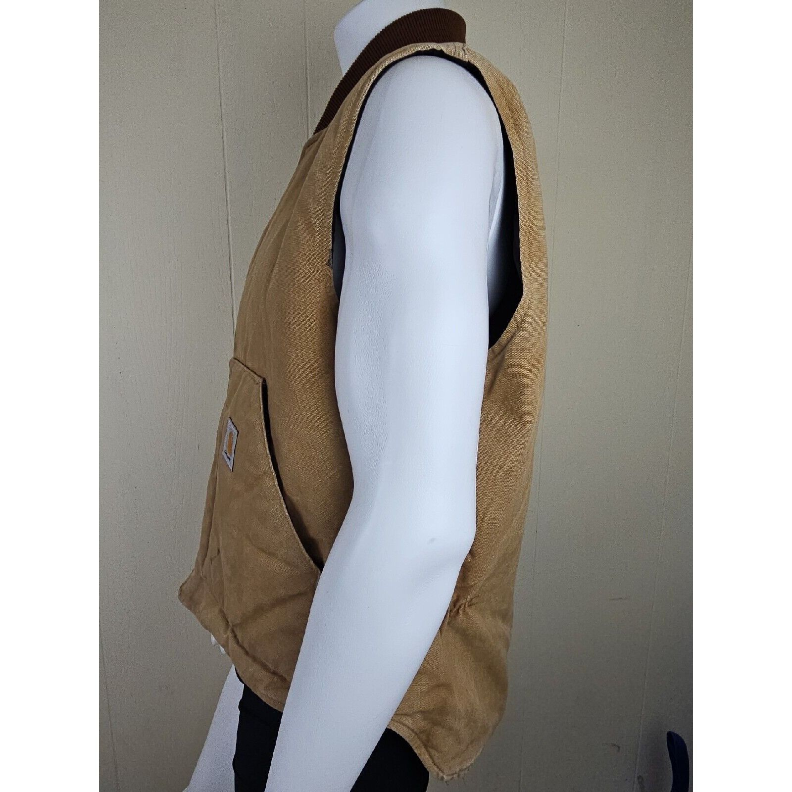 Carhartt Vtg Carhartt Quilted Vest Mens XL Brown Canvas Arctic Insula Size US XL / EU 56 / 4 - 2 Thumbnail