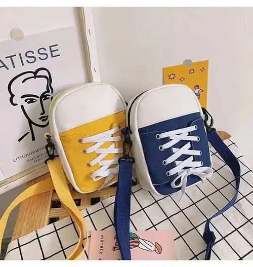 Other Fashion Canvas Crossbody Bag Personality Shoes Shape Size ONE SIZE - 1 Thumbnail