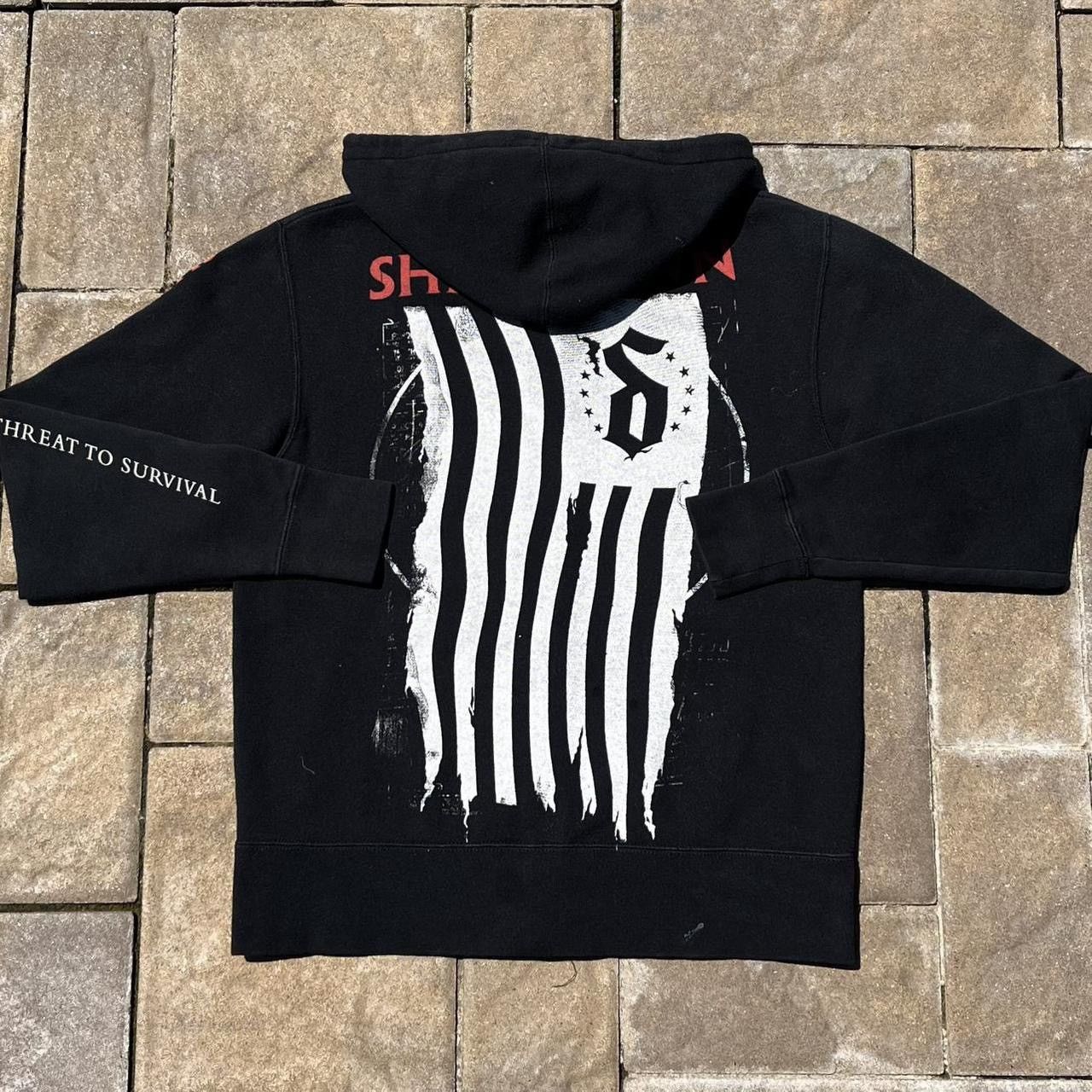 Band Tees × Vintage Vintage Y2K Shinedown Band Music Tour Hoodie Sweatshirt Size US S / EU 44-46 / 1 - 2 Thumbnail